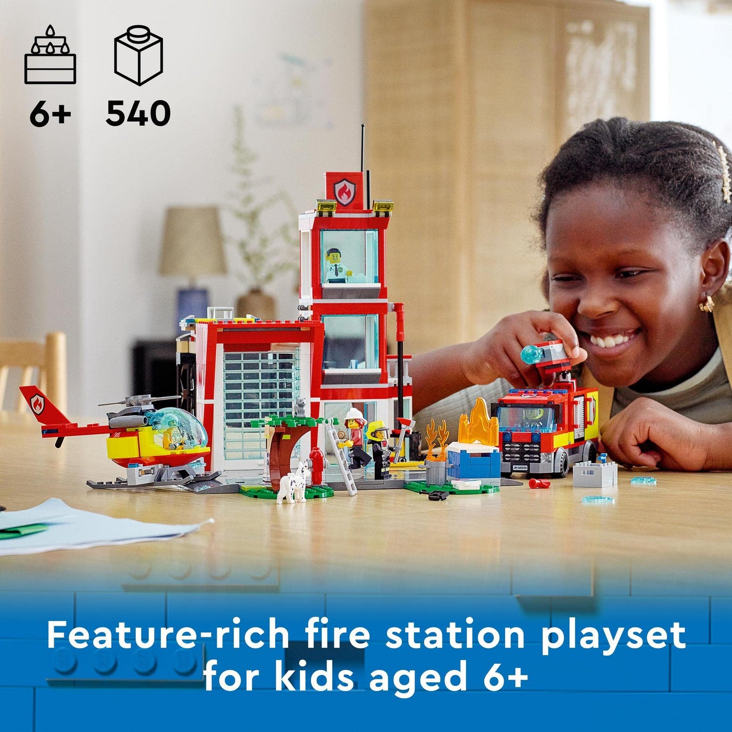 LEGO City Fire Station 60320 Kids Building & Construction Toys