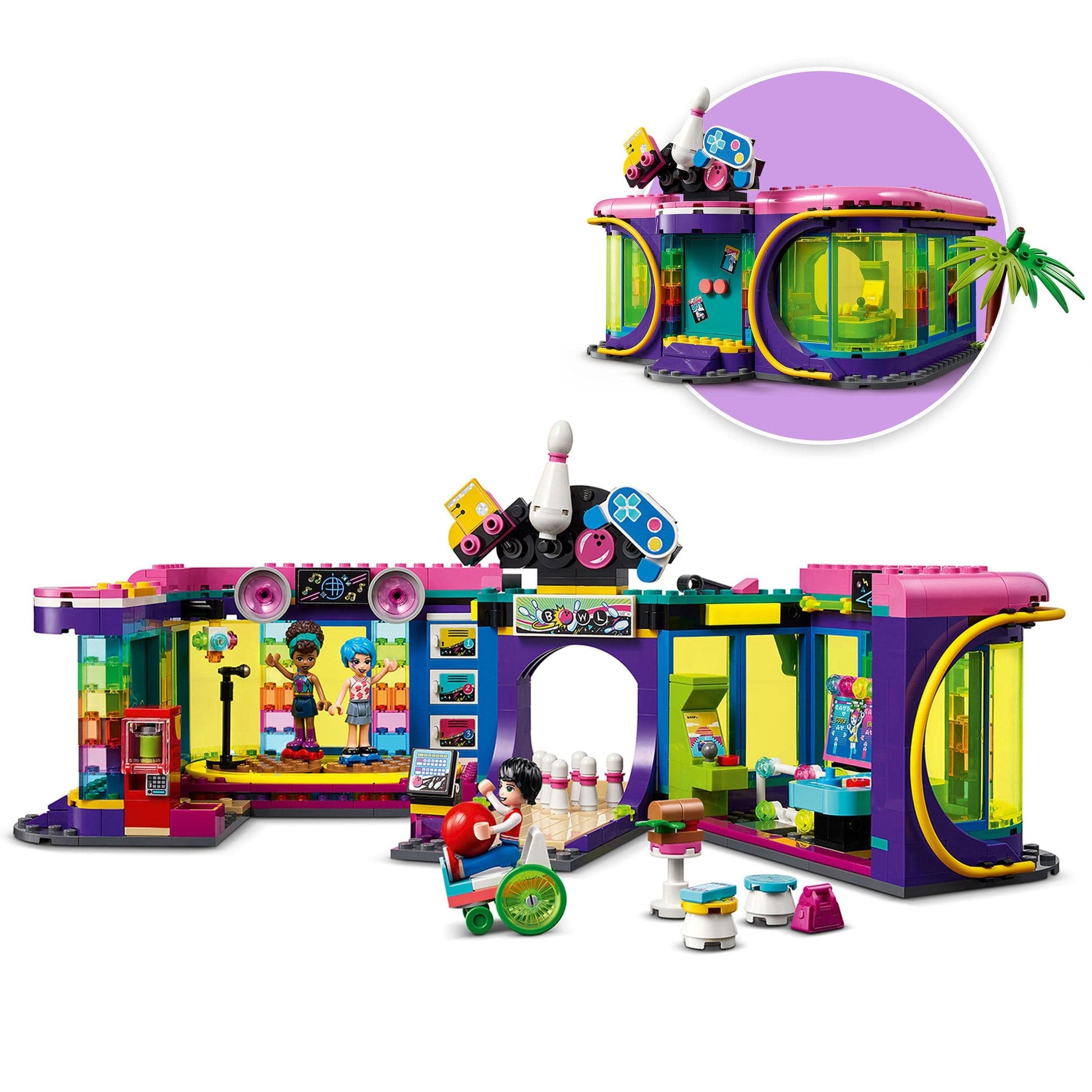 LEGO Friends Roller Disco Arcade with Toy  41708 Amazon
