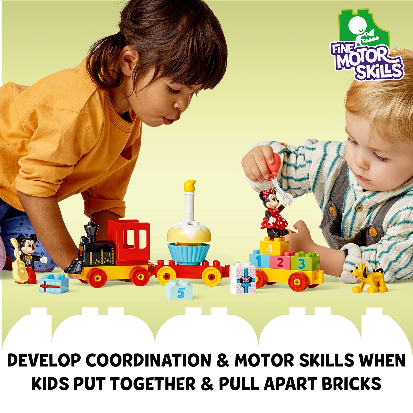 LEGO DUPLO ǀ Disney Mickey & Minnie Birthday Train 10941 Building Toy Amazon