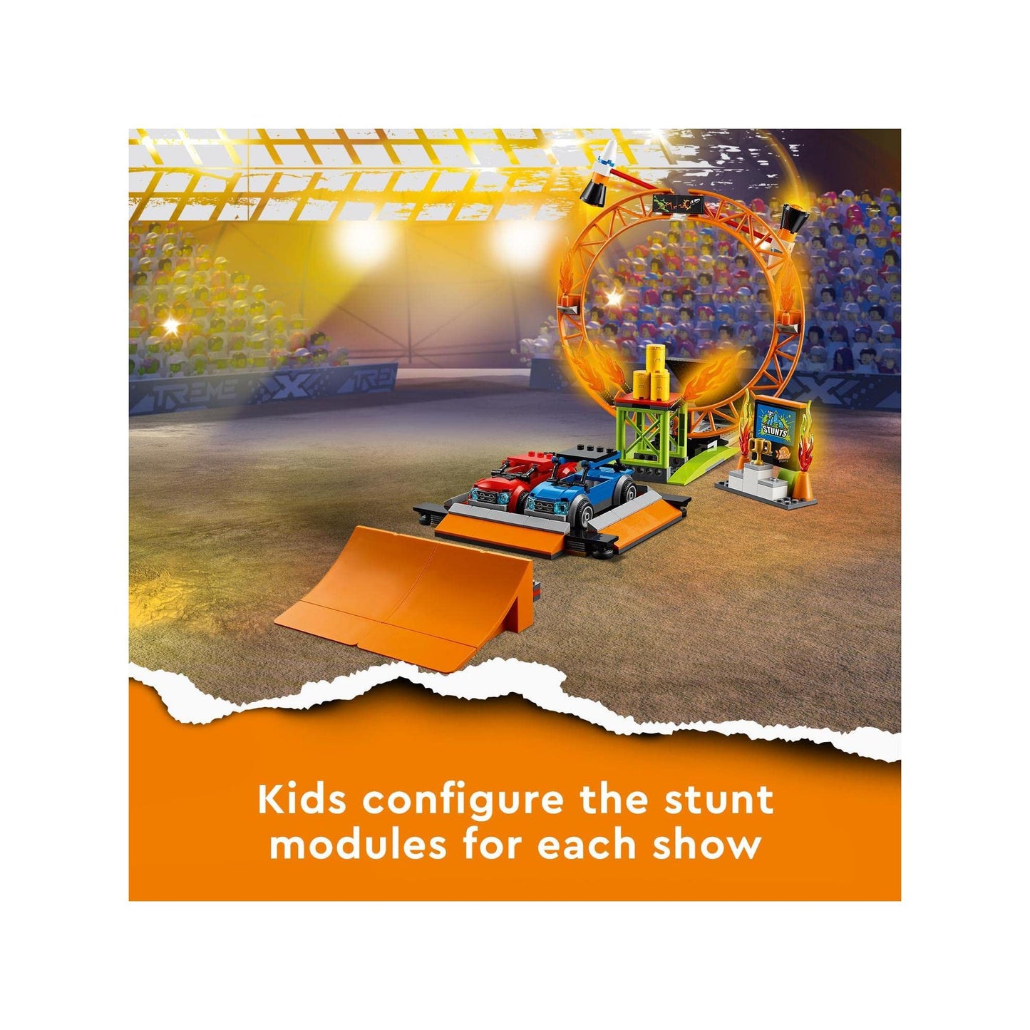 LEGO City 60295 Stunt Show Arena Brick Island