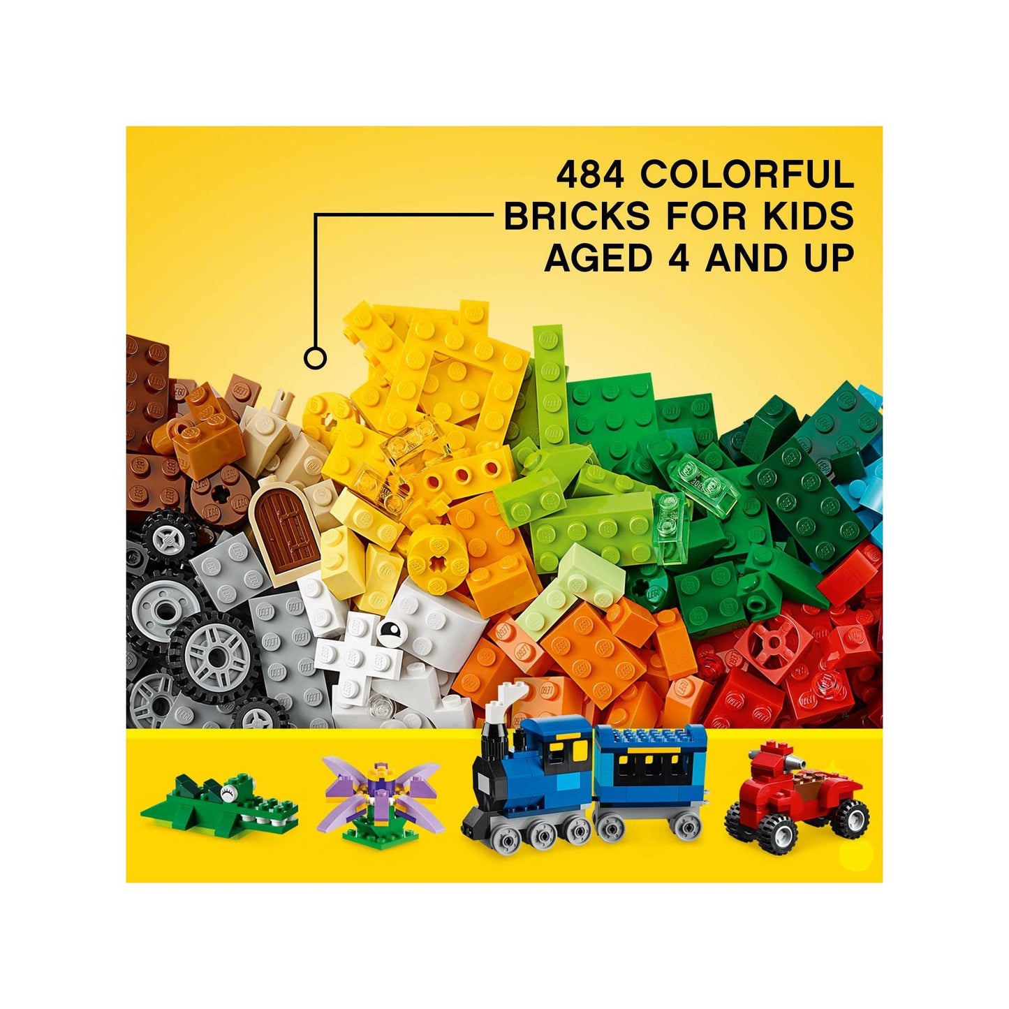 LEGO® Classic Medium Creative Brick Box 10696 Playset Toy Amazon
