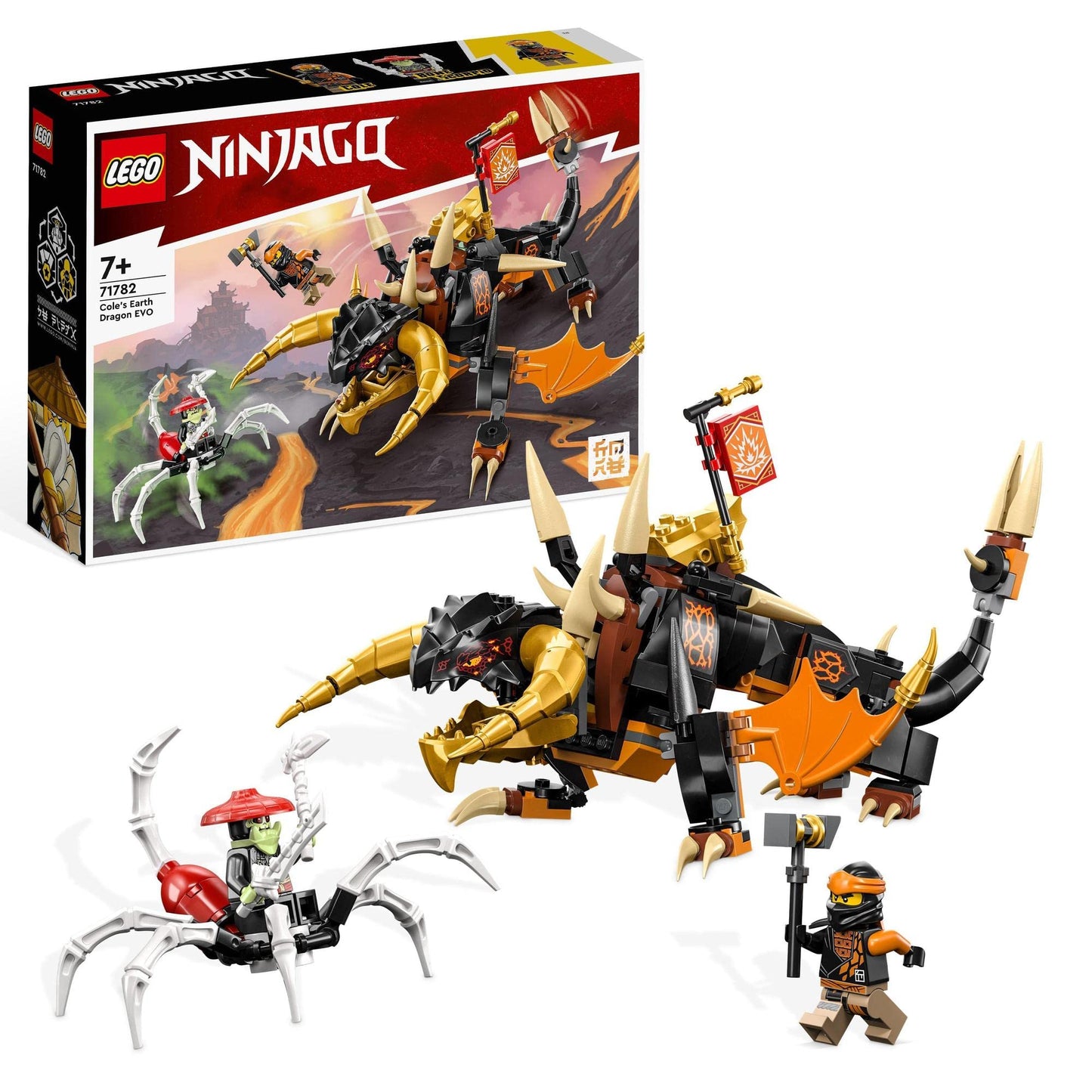 LEGO NINJAGO Cole’s Earth Dragon EVO 71782 Building Toy Amazon