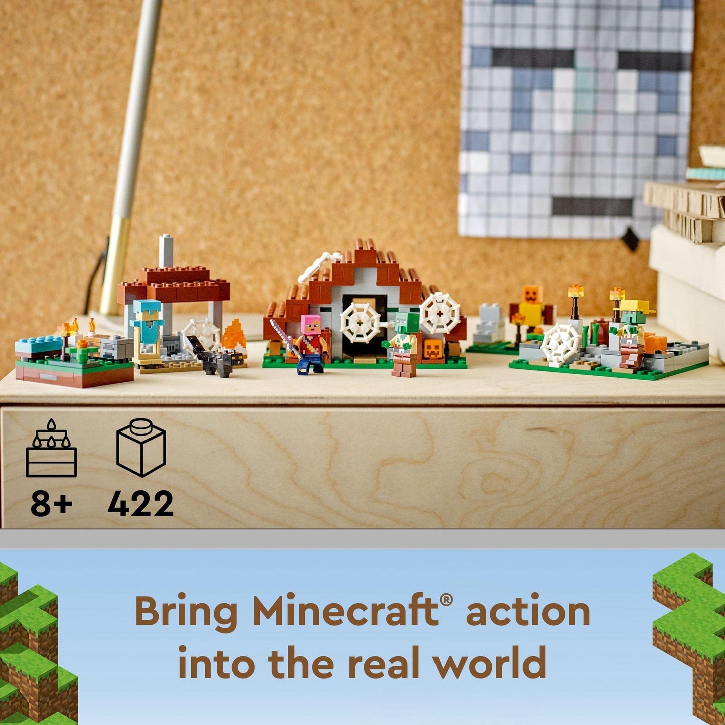 LEGO Minecraft The Abandoned Village Building Kit 21190 Amazon