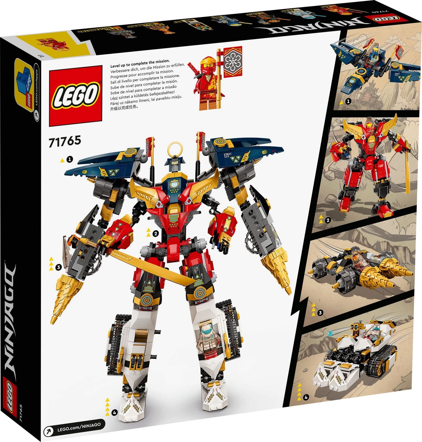 LEGO NINJAGO Ninja Ultra Combo Mech Vehicle Playset Building Kit 71765 Amazon