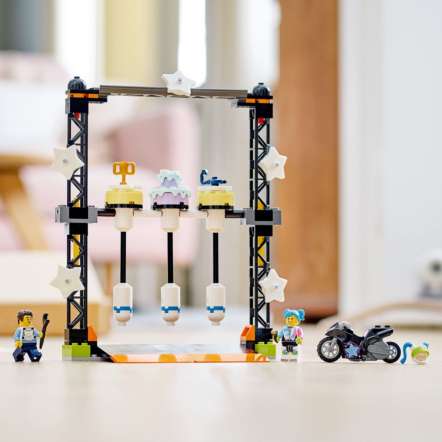 LEGO City Stuntz The Knockdown Stunt Challenge Playset Amazon