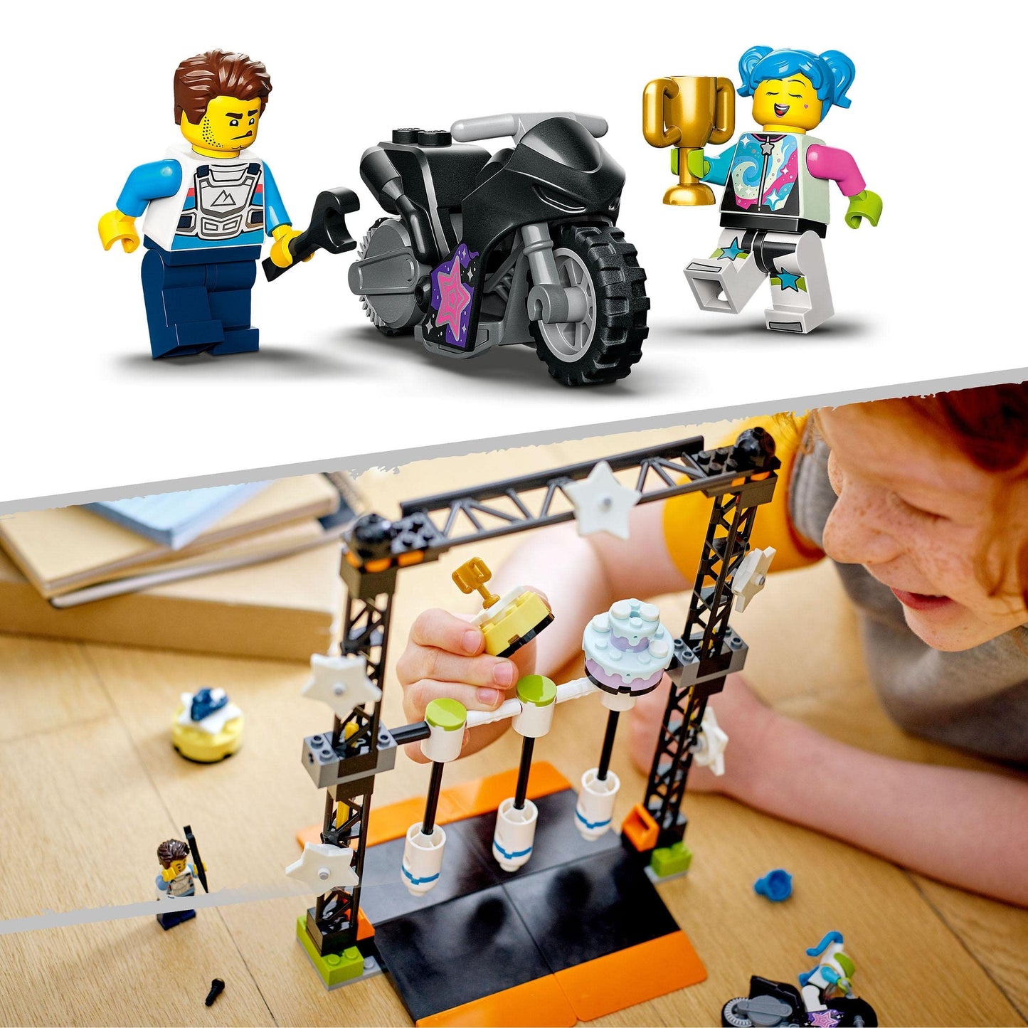 LEGO City Stuntz The Knockdown Stunt Challenge Playset Amazon