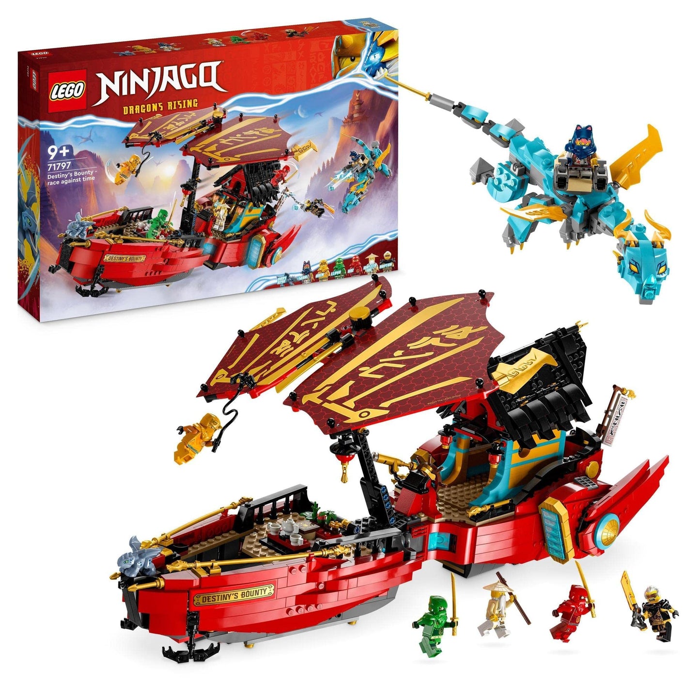 LEGO NINJAGO Destiny’s Bounty - Race Against time 71797 Building Toy Amazon