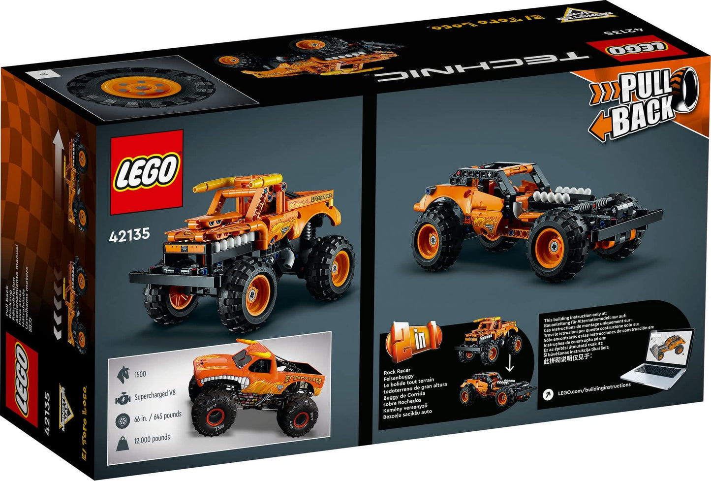 LEGO Technic Monster Jam El Toro Loco 42135 Amazon
