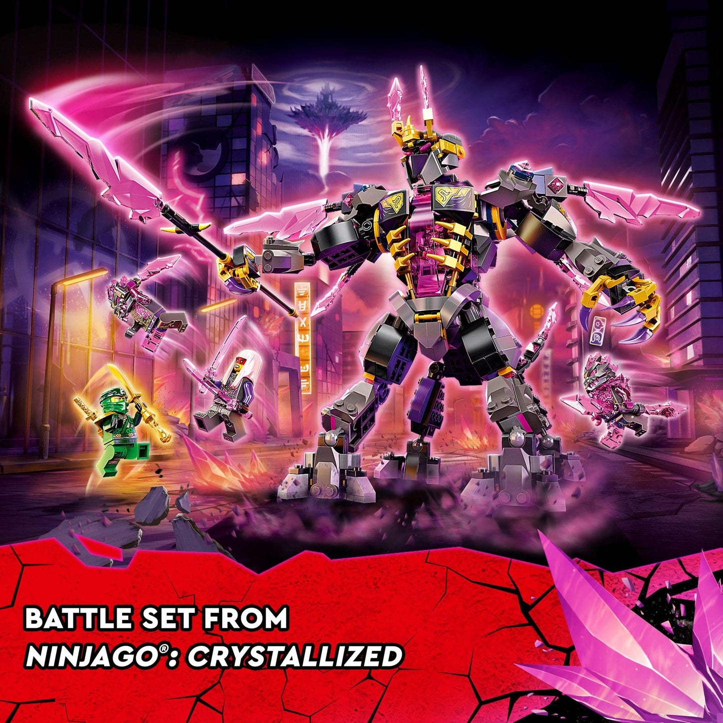 LEGO NINJAGO The Crystal King Building Kit 71772 Amazon