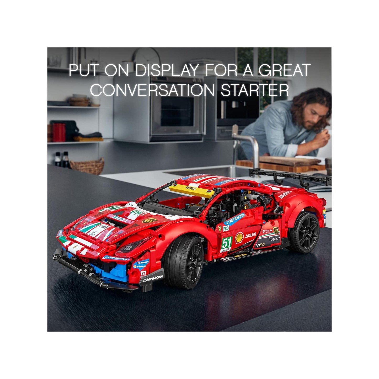 LEGO 42125 Technic Ferrari 488 GTE AF Corse 51 Super Sports Car Amazon