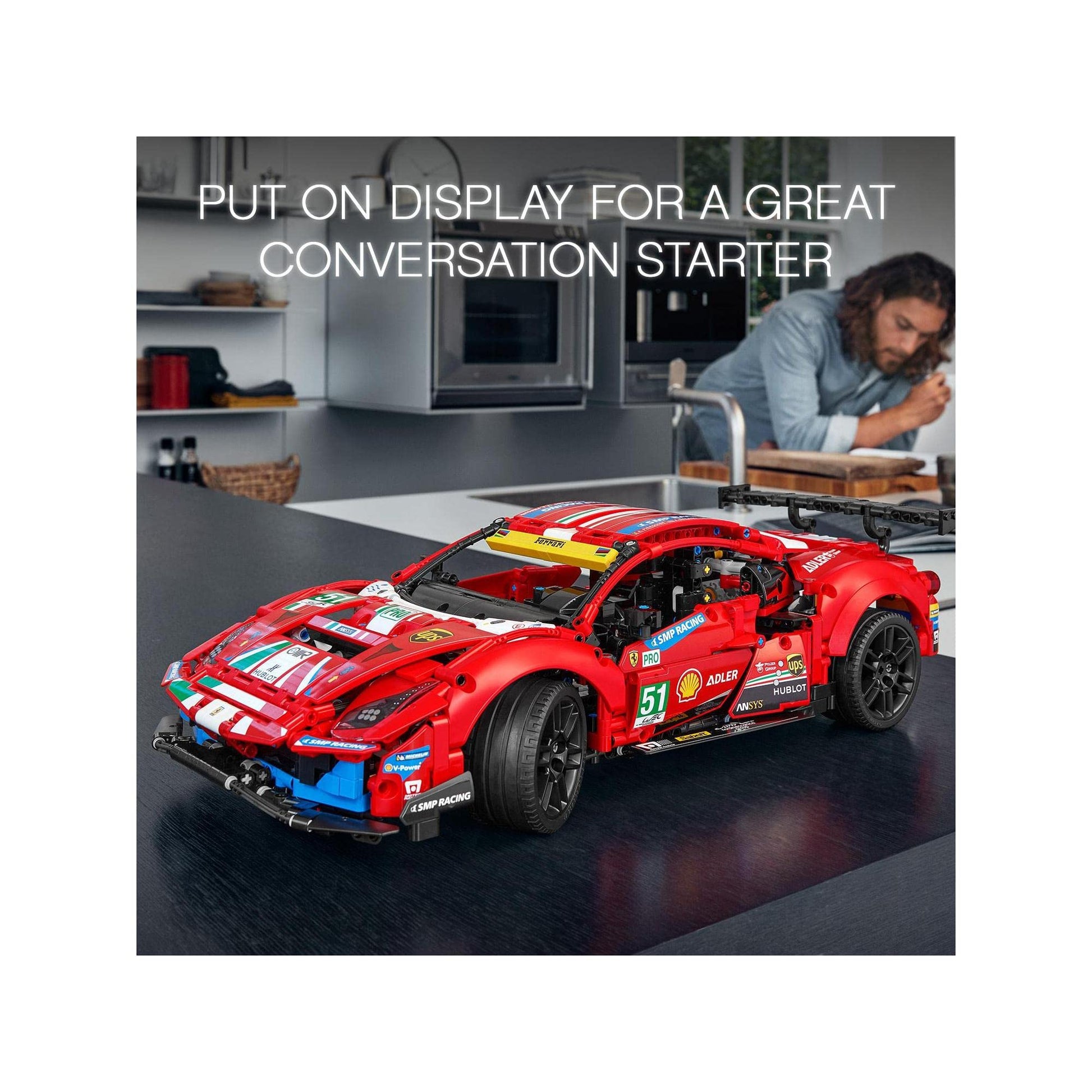 LEGO 42125 Technic Ferrari 488 GTE AF Corse 51 Super Sports Car Amazon