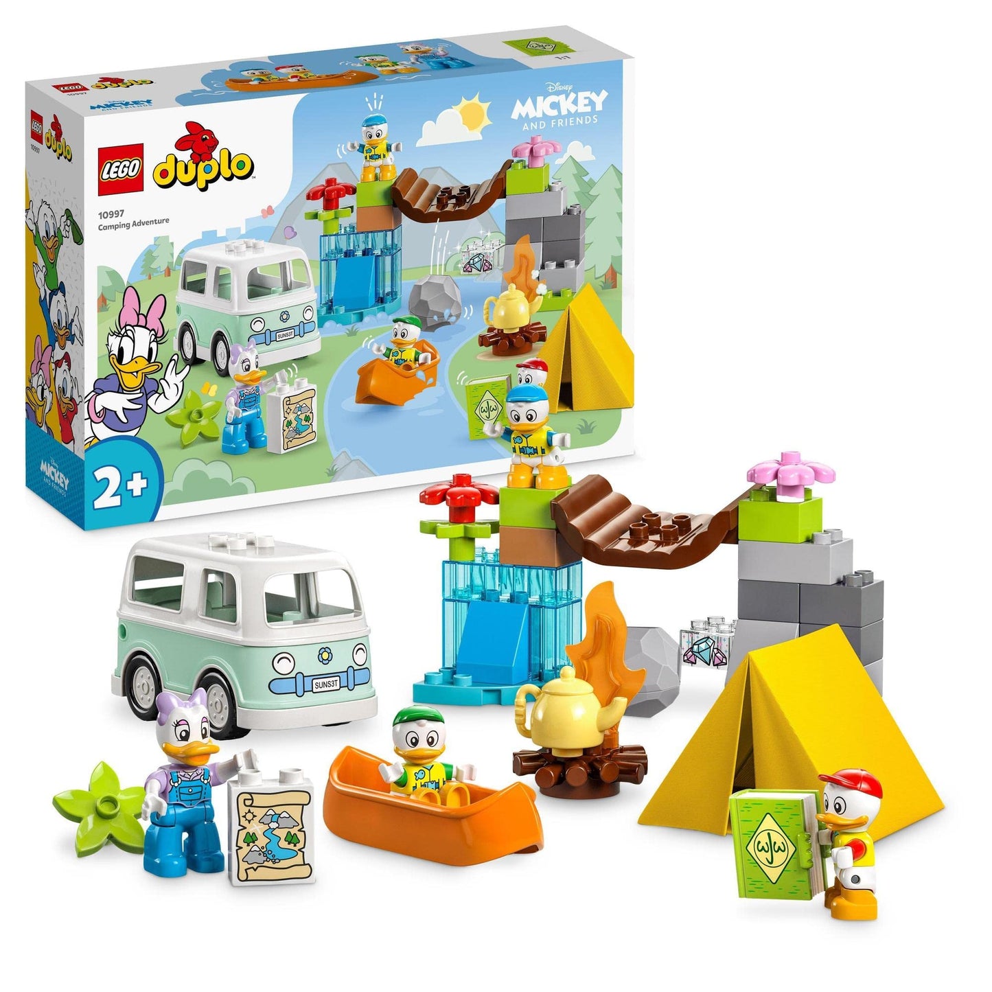LEGO® DUPLO® Disney Mickey and Friends Camping Adventure 10997 Building Toy Amazon