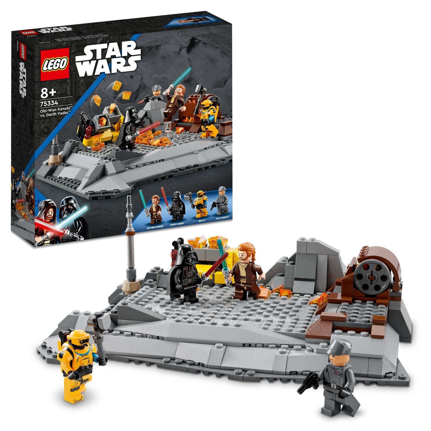 LEGO Star Wars OBI-Wan Kenobi vs. Darth Vader 75334 Amazon