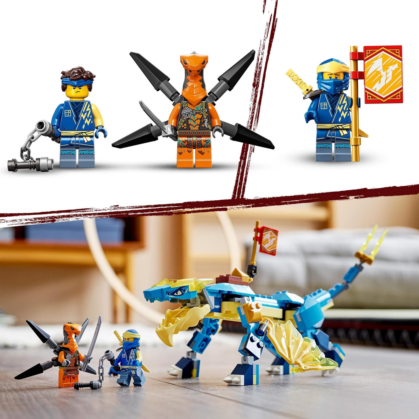 LEGO NINJAGO Jay’s Thunder Dragon EVO Building Kit 71760