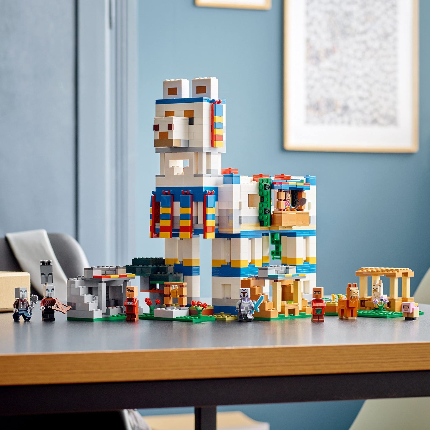 LEGO Minecraft The Llama Village Building Kit 21188 Amazon
