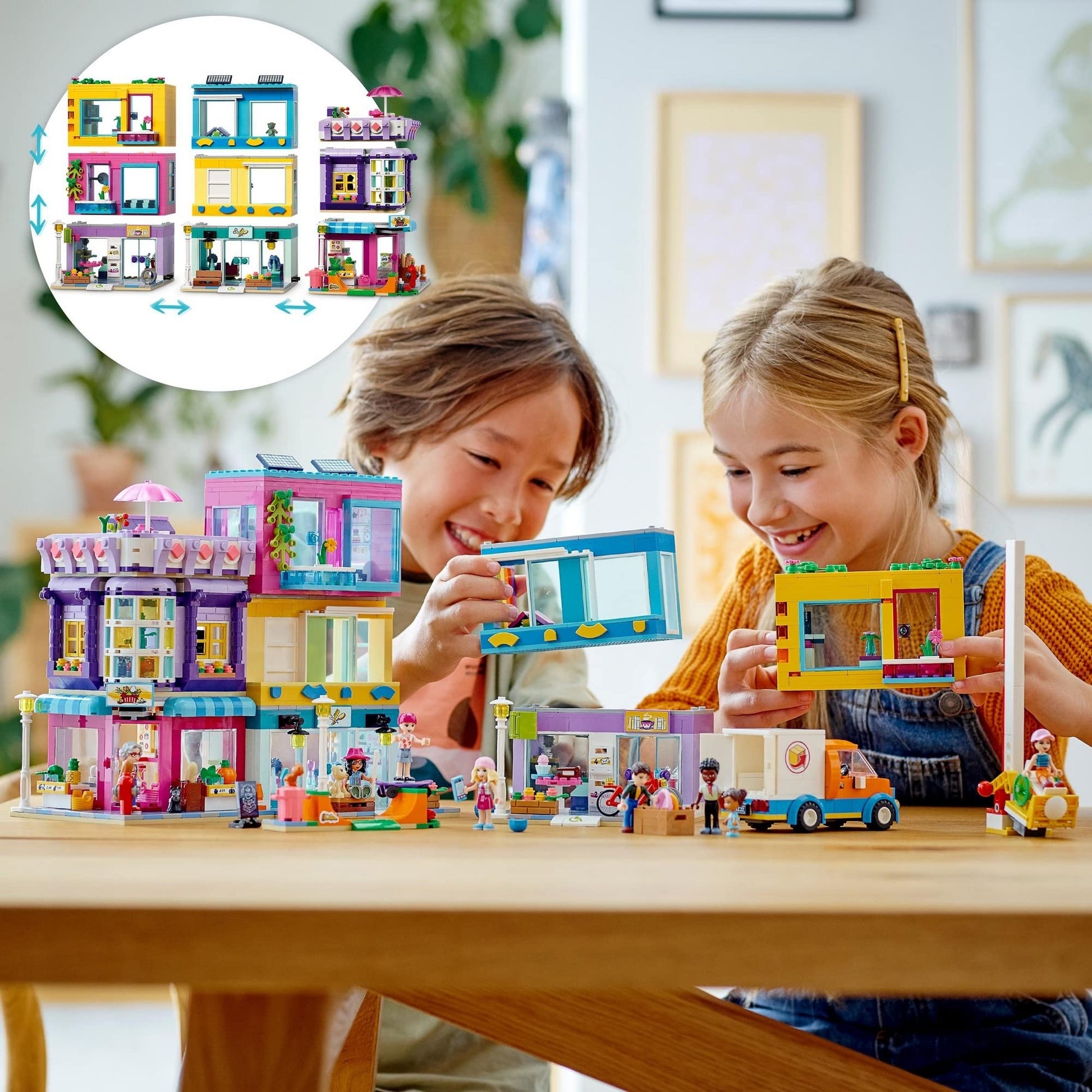 LEGO Friends Main Street Building 41704 Kids Building and Construction Toy Amazon