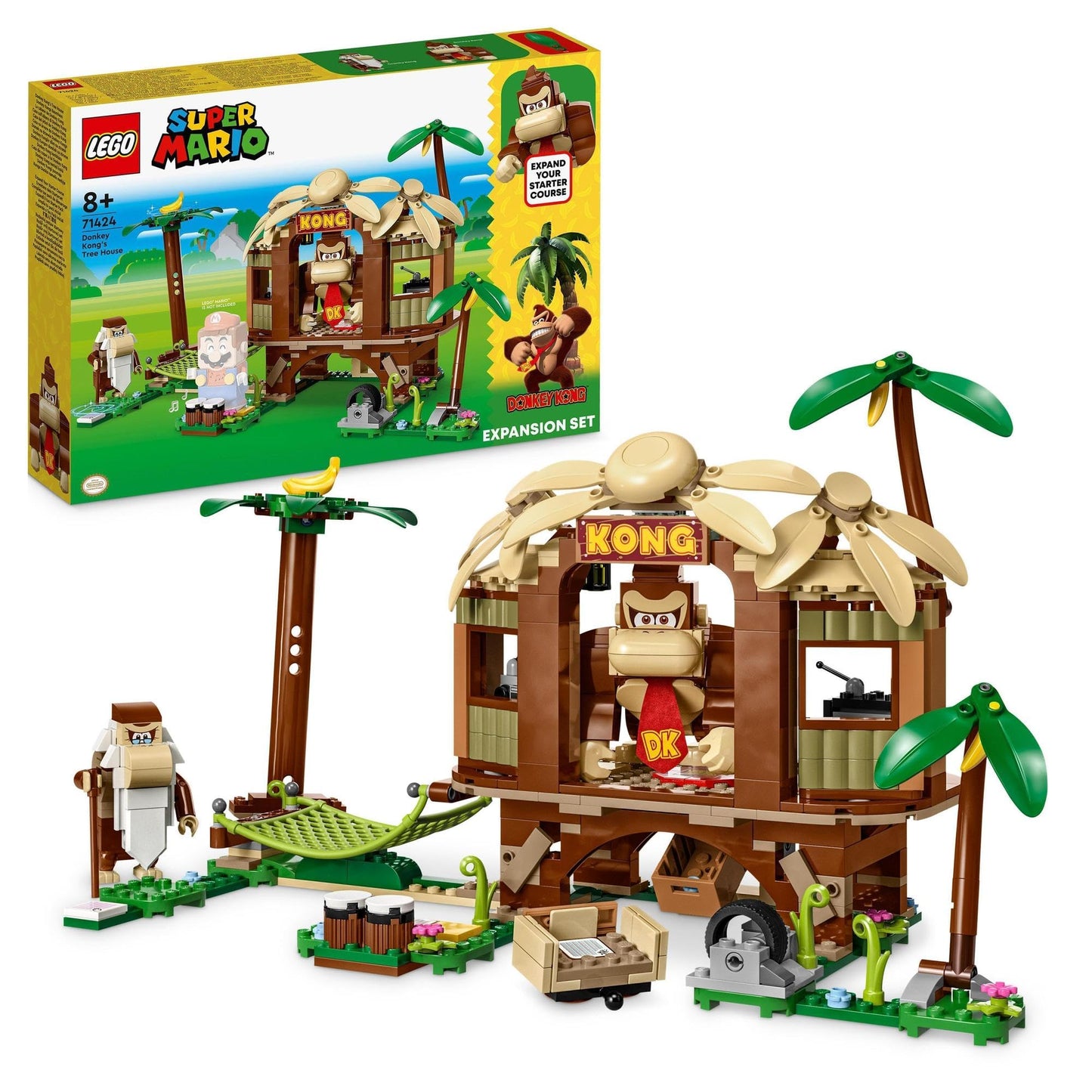 LEGO Super Mario Donkey Kong’s Tree House Expansion Set 71424 Amazon