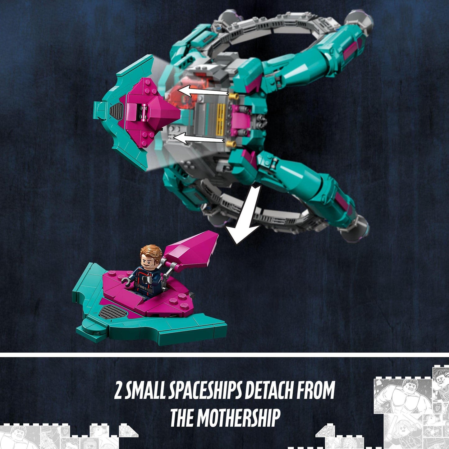 LEGO Super Heroes The New Guardians Ship 76255 Brick Island