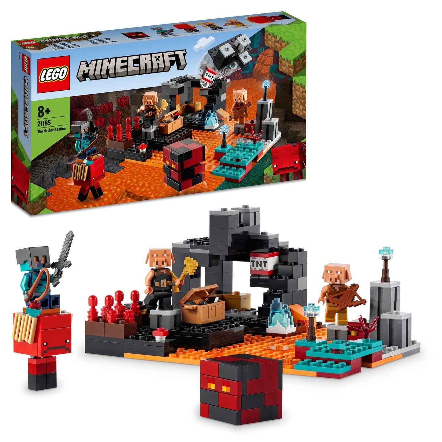 LEGO Minecraft The Nether Bastion 21185 Building Kit Amazon