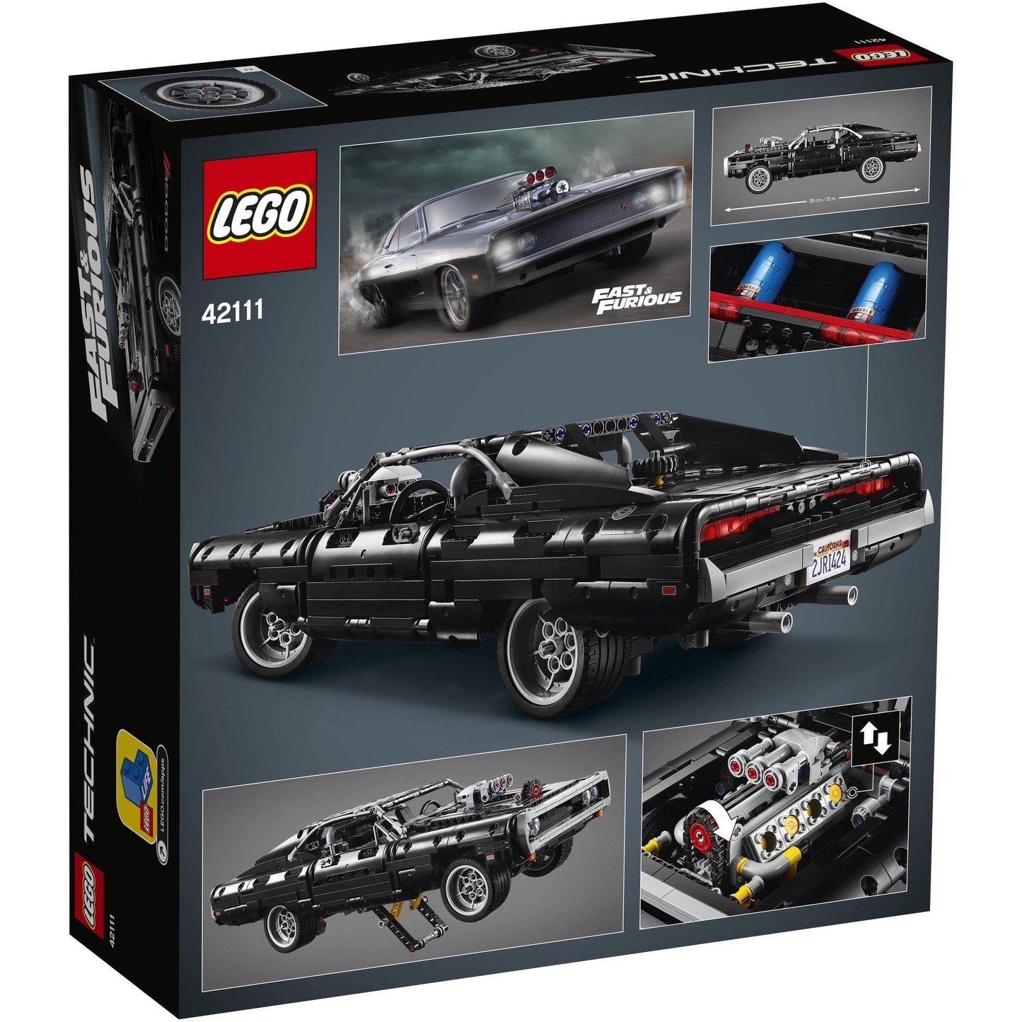 LEGO Technic Fast and Furious Dom’s Dodge Charger 42111 Amazon