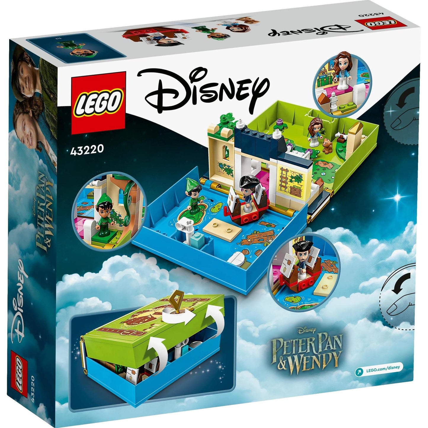 LEGO Disney Classic Peter Pan & Wendy’s Storybook Adventure 43220 Amazon
