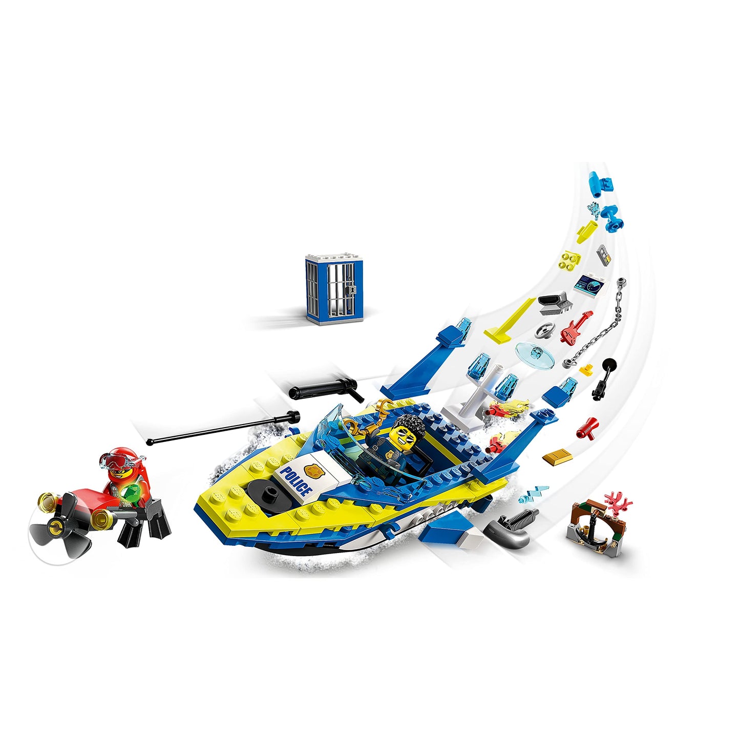 LEGO City Water Police Detective Missions, Interactive Digital Adventure Building 60355 Amazon