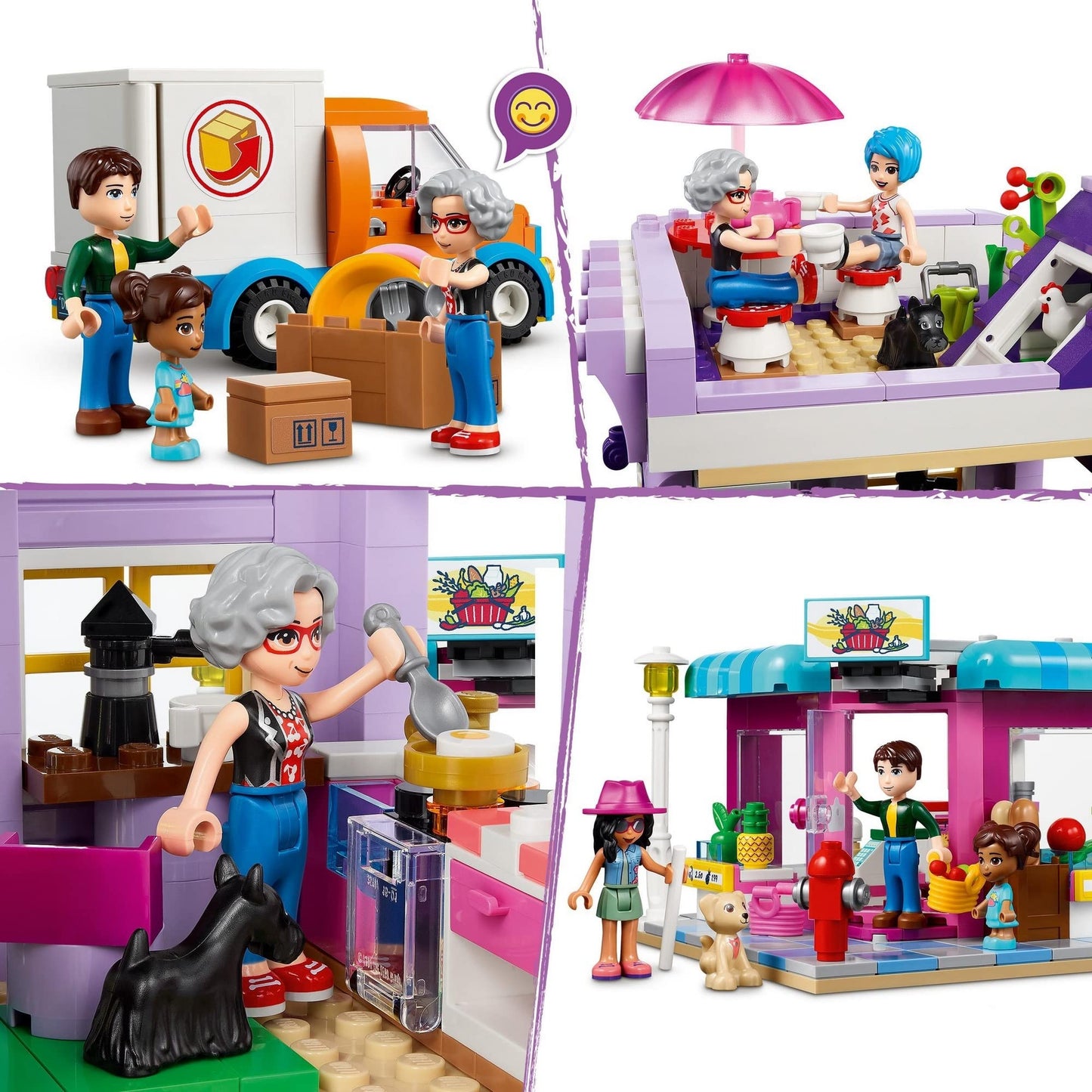 LEGO Friends Main Street Building 41704 Kids Building and Construction Toy Amazon