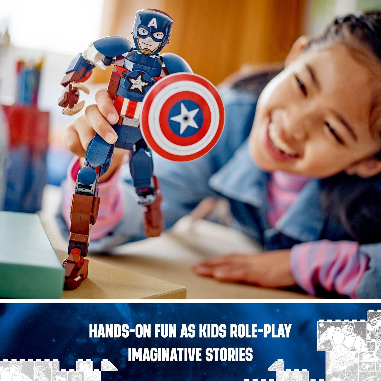 LEGO® Super Heroes Marvel Captain America Construction Figure 76258 Building Toy
