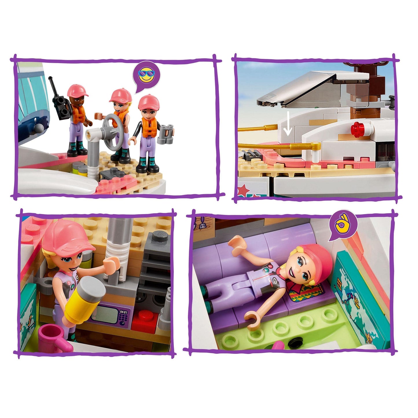LEGO Friends Stephanie's Sailing Adventure Boat Toy  41716 Amazon