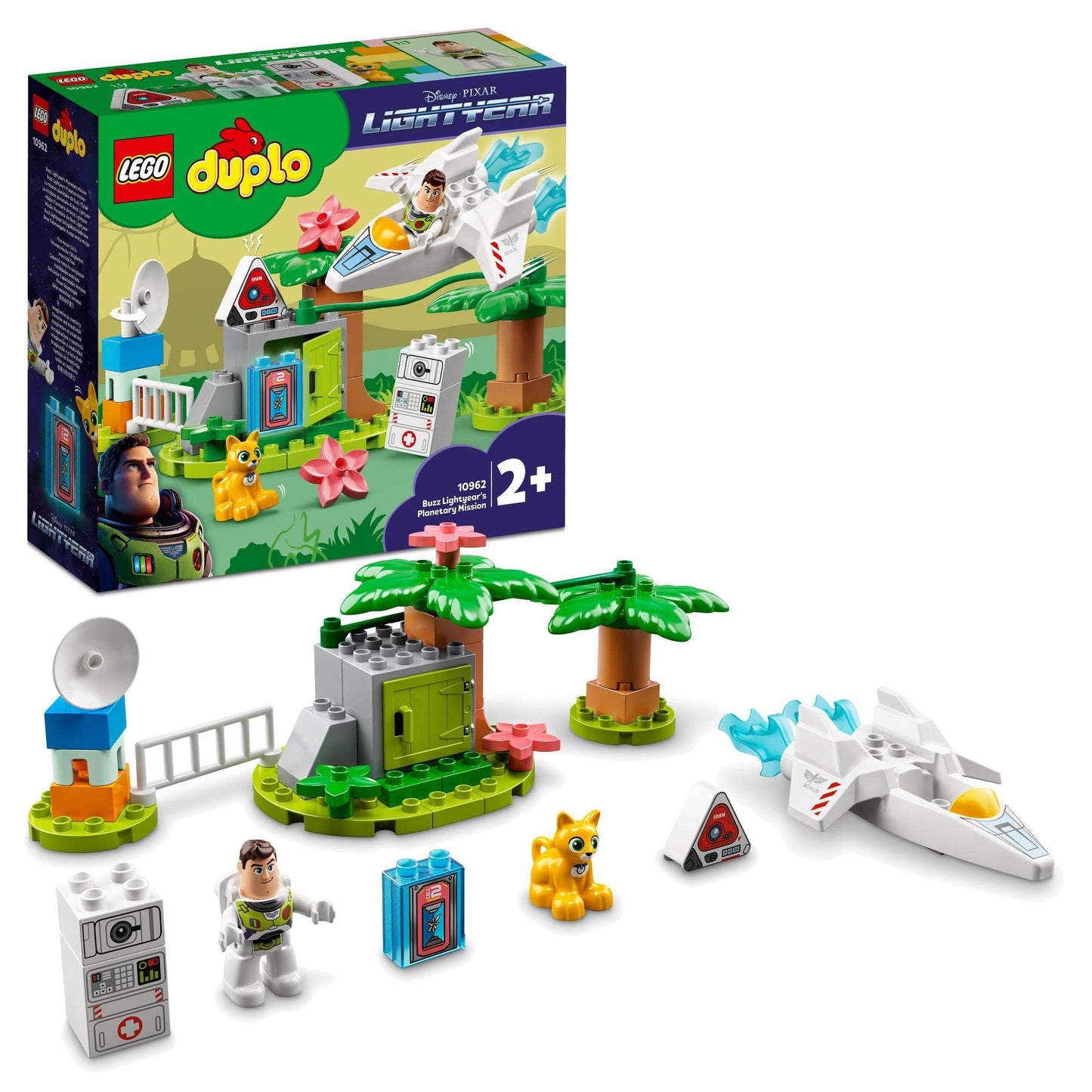 LEGO DUPLO Disney and Pixar Buzz Lightyear’s Planetary Mission Building Toy for Preschooler Space Fans Aged 2+ 10962 Amazon
