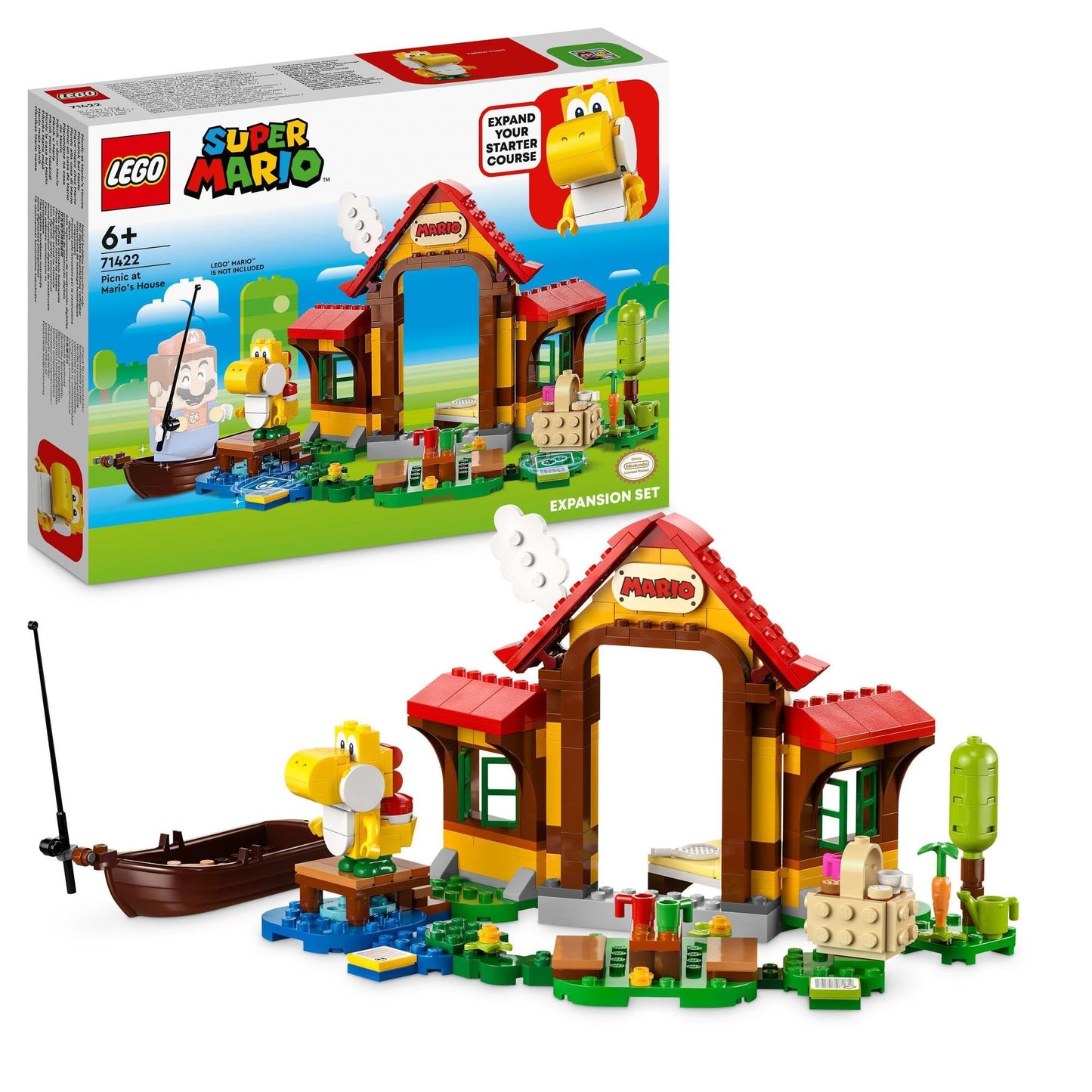 LEGO Super Mario: Picnic at Mario’s House Expansion Set 71422 Building Toy Amazon