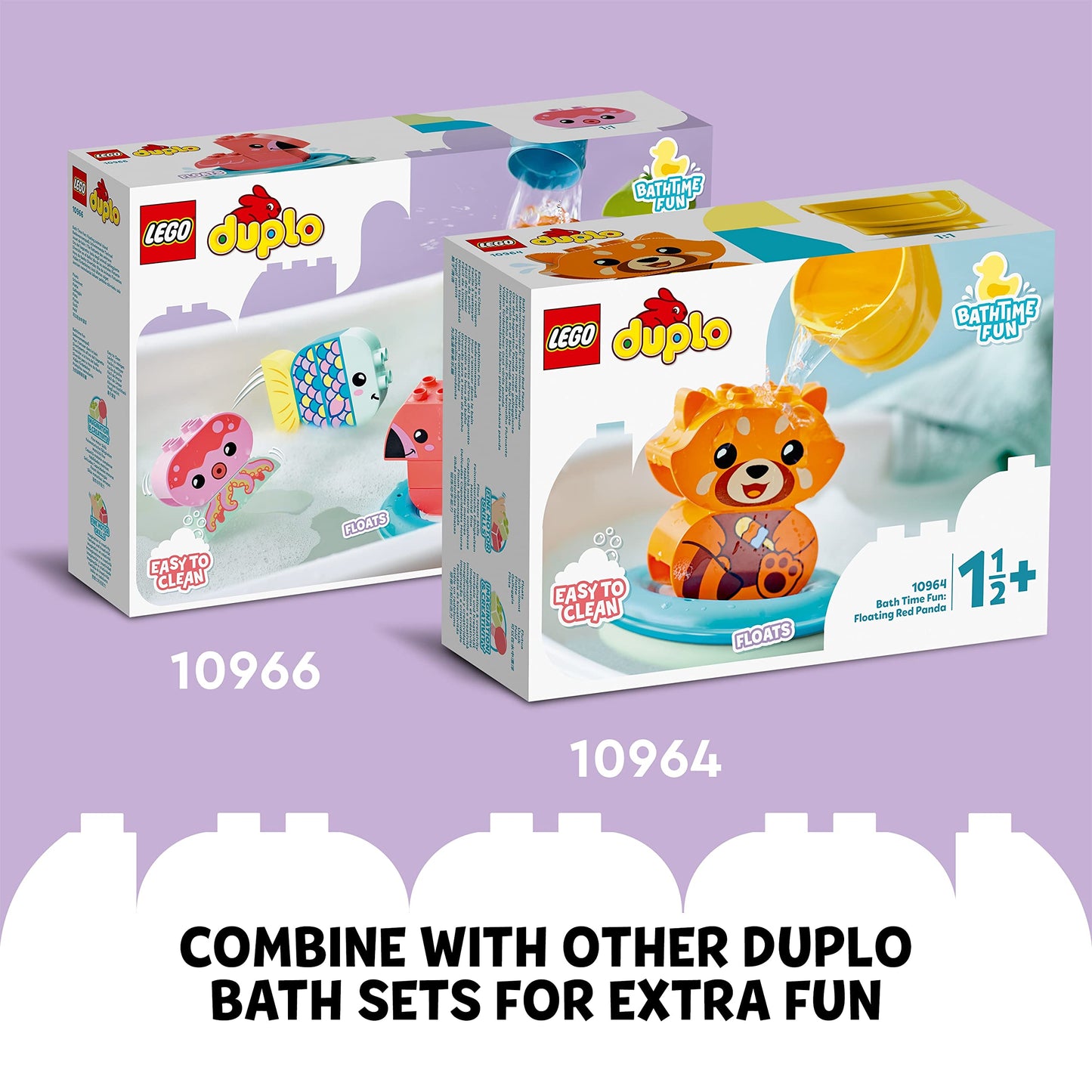 LEGO® DUPLO® My First Bath Time Fun: Floating Animal Train 10965 Building Toy Amazon