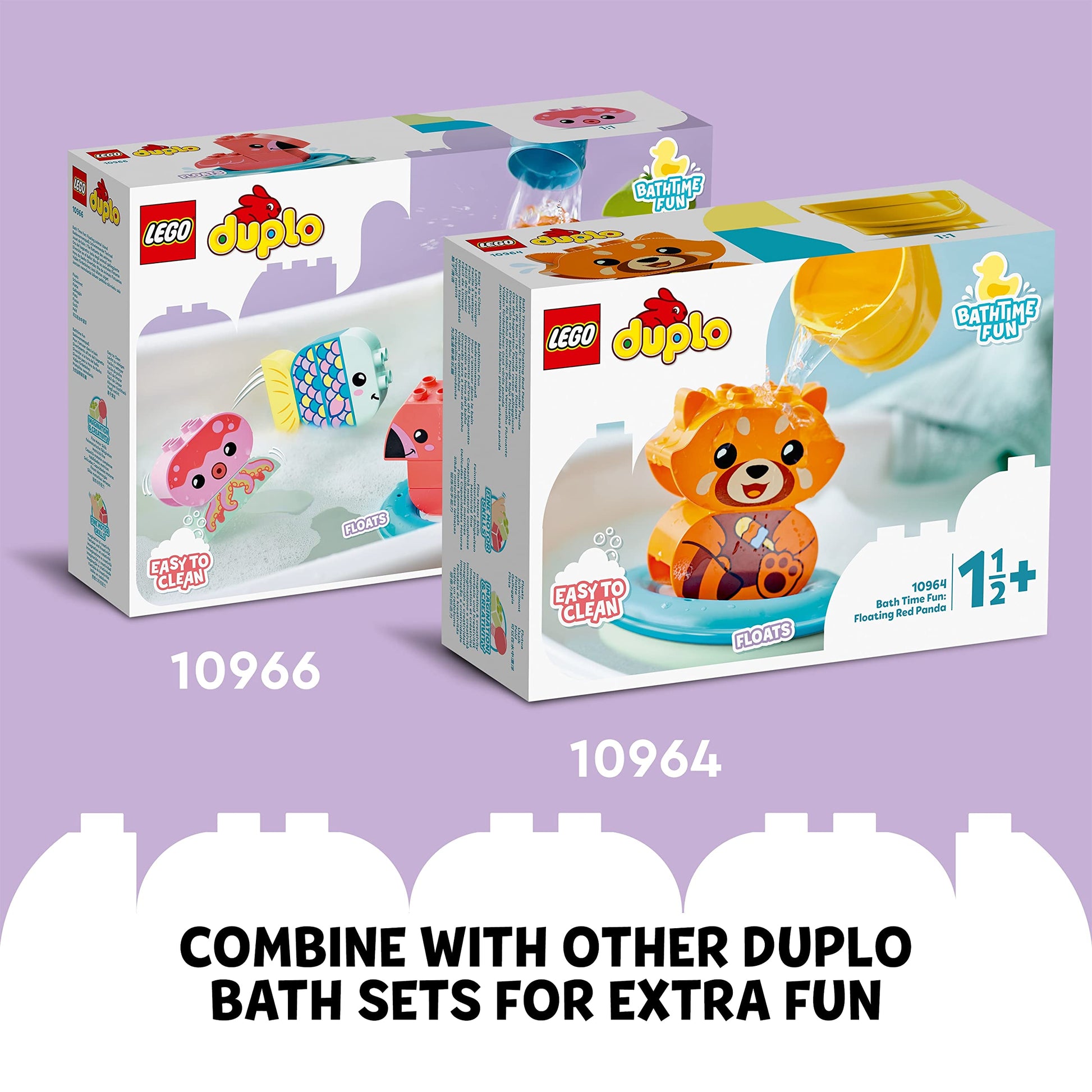 LEGO® DUPLO® My First Bath Time Fun: Floating Animal Train 10965 Building Toy Amazon