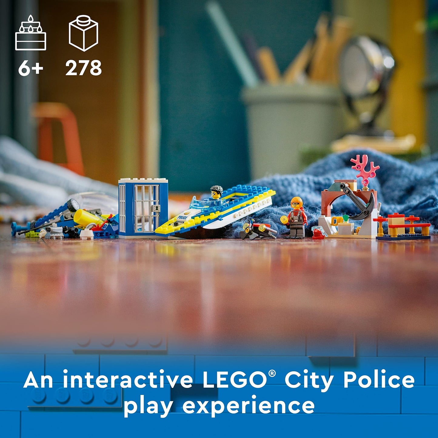 LEGO City Water Police Detective Missions, Interactive Digital Adventure Building 60355 Amazon