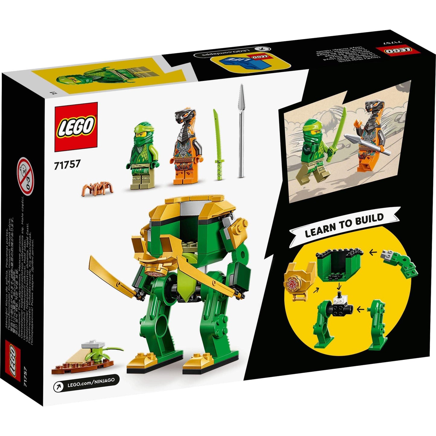LEGO NINJAGO Lloyd’s Ninja Mech Beginner LEGO Set Building 71757