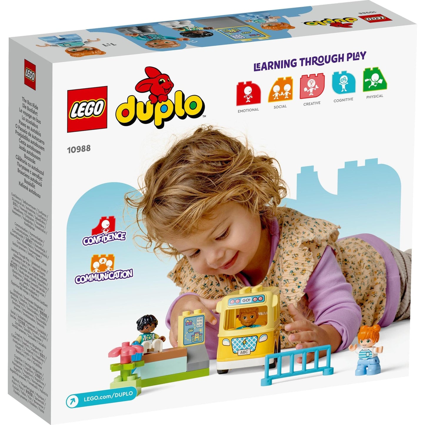 LEGO® DUPLO® The Bus Ride 10988 Building Toy Set for Toddlers Aged 2+ Amazon