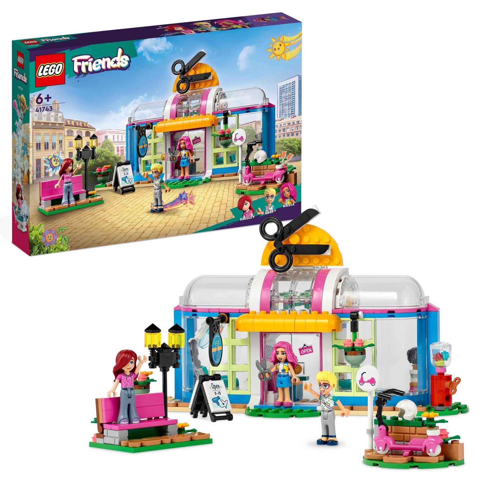 LEGO Friends Hair Salon 41743 Building Toy Set Amazon