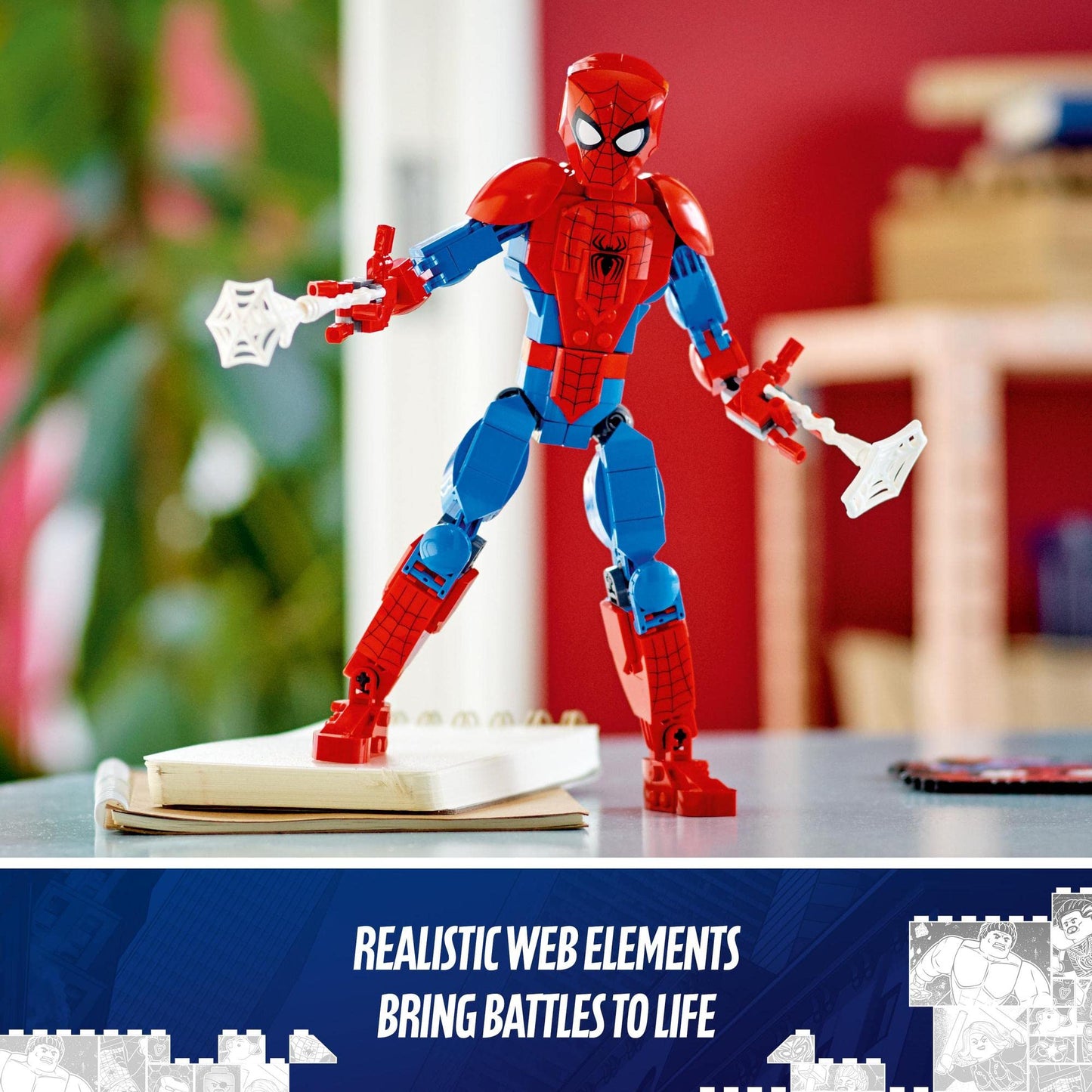 LEGO Marvel Spider-Man Figure, Fully Articulated Action Toy 76226