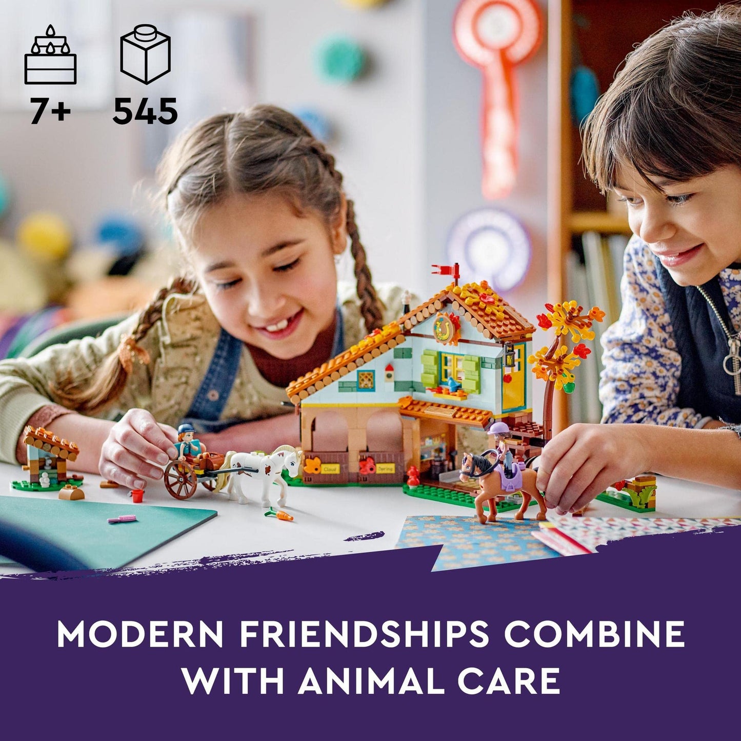 LEGO® Friends Autumn’s Horse Stable 41745 Building Toy Amazon