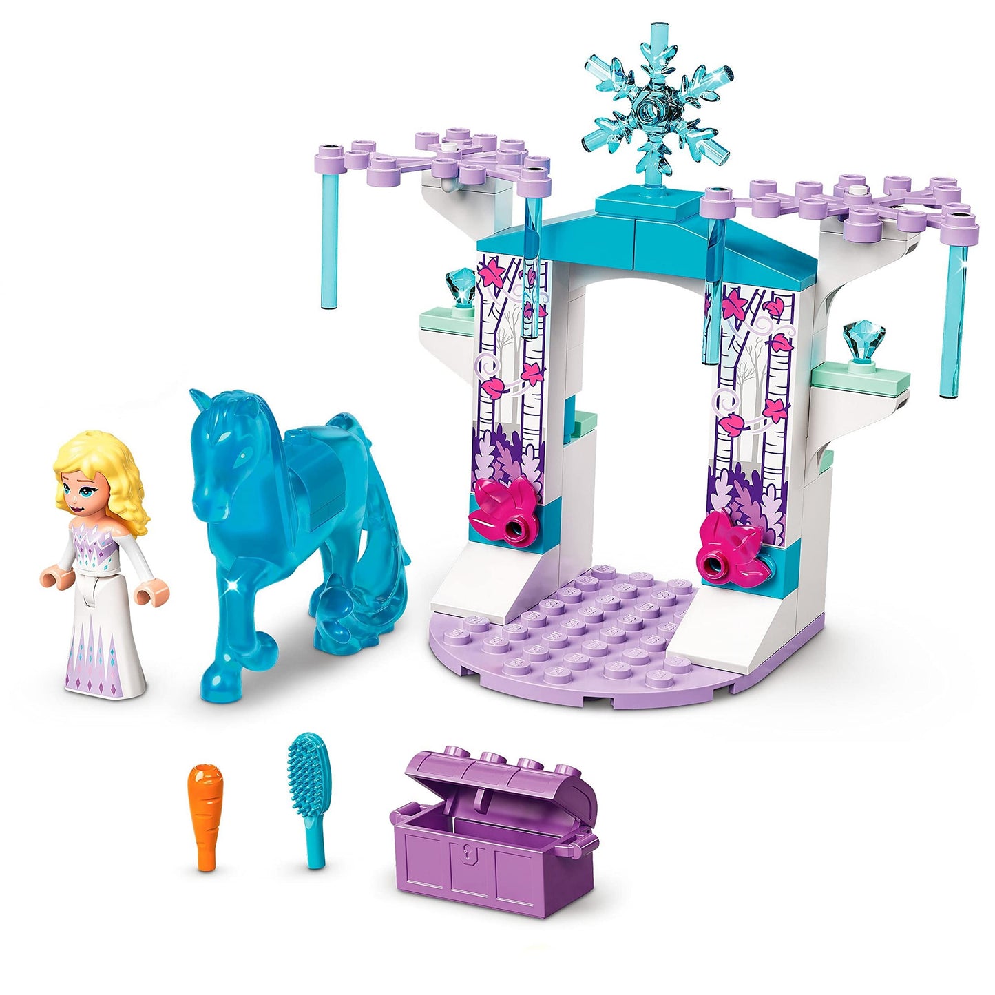 LEGO Disney Princess Elsa and The Nokk’s Ice Stable 43209 Buildable Frozen Toy Amazon