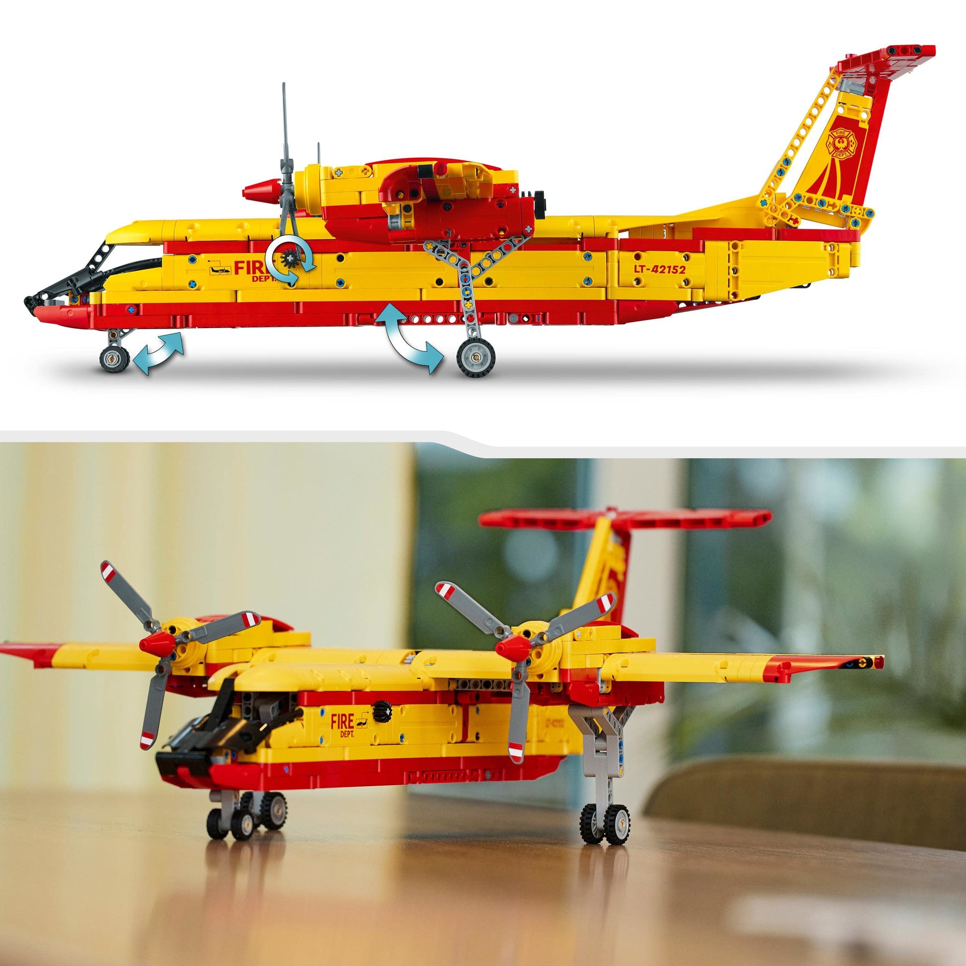 LEGO Technic 42152 Fire Airplane Brick Island