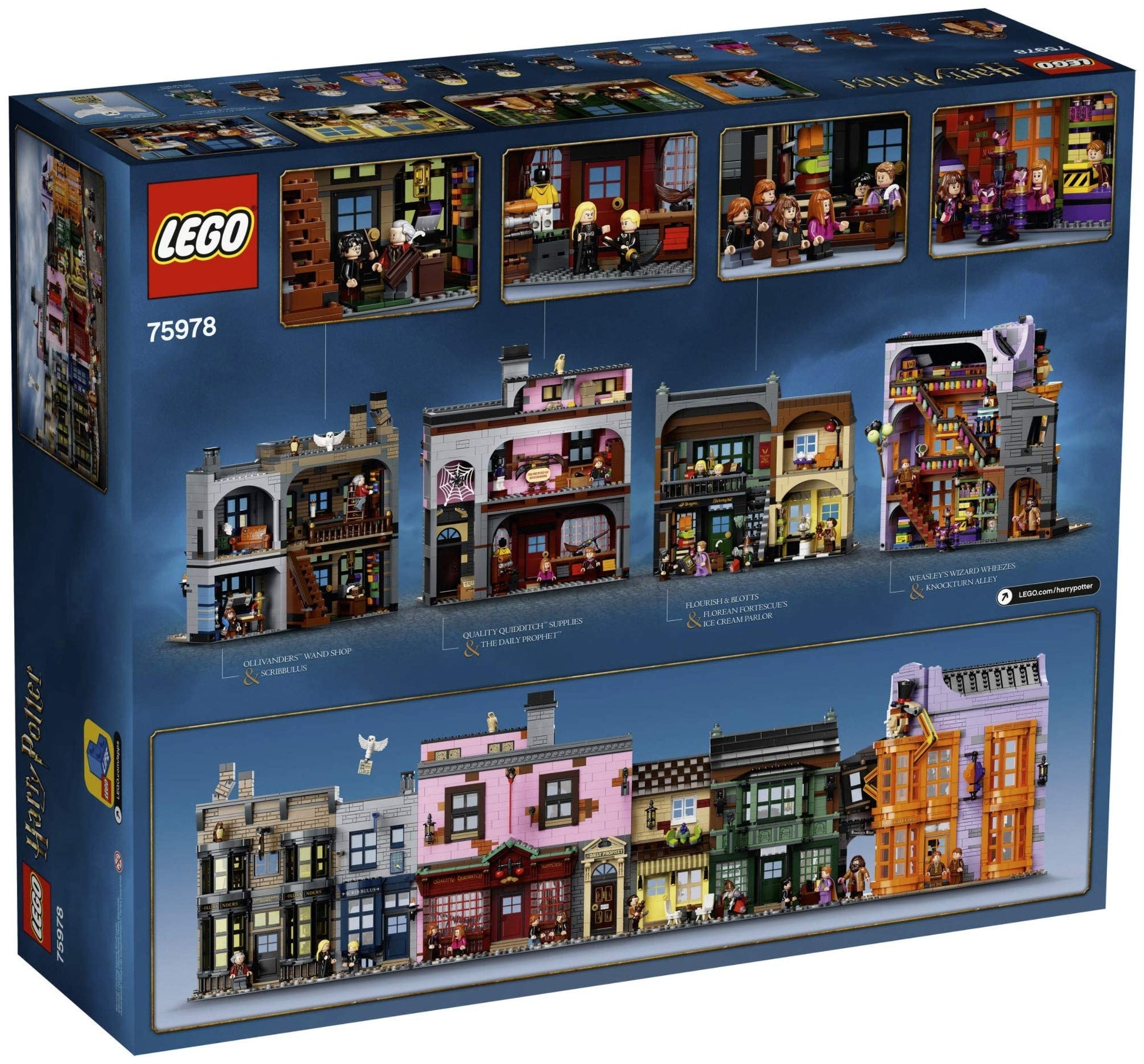 LEGO Harry Potter Diagon Alley 75978 Amazon