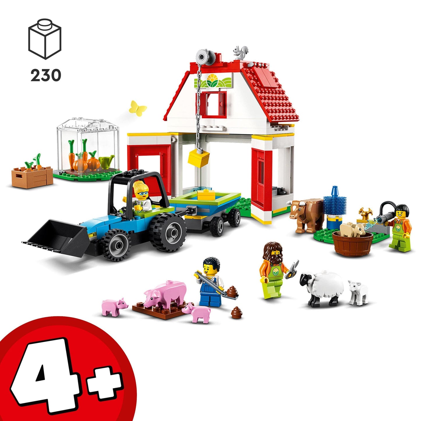 LEGO City Barn & Farm Animals 60346 Toy Amazon