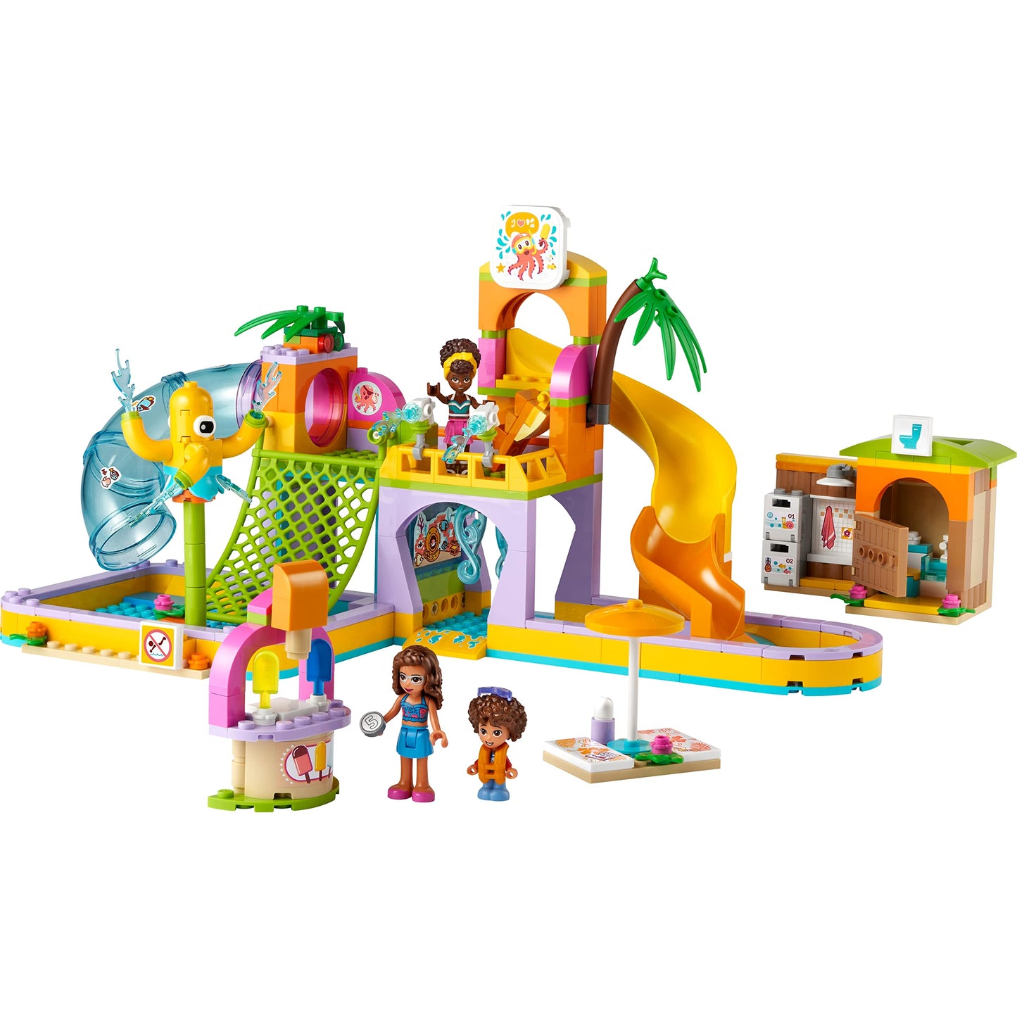 LEGO Friends Water Park Set with Swimming Pool and Slides 41720 Amazon