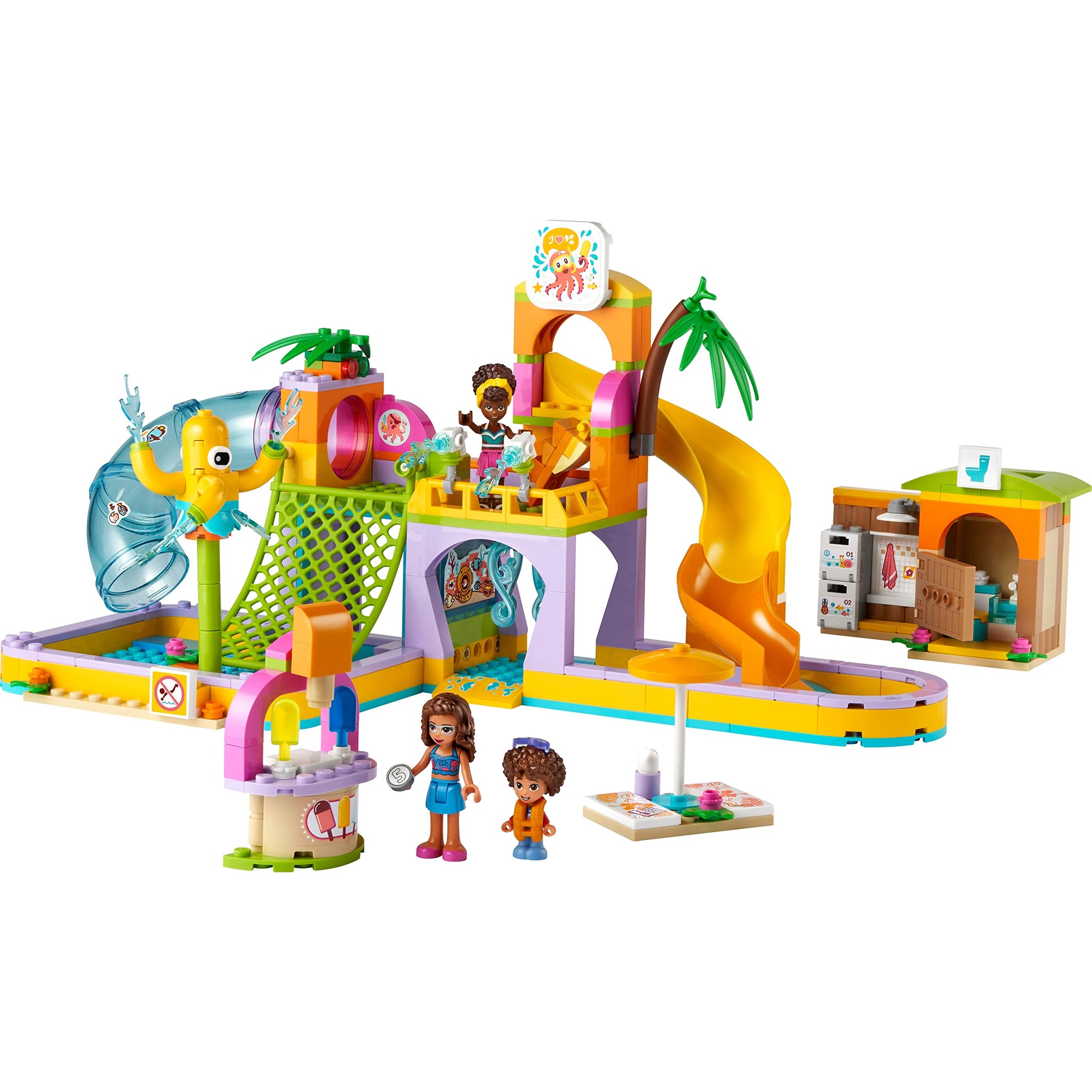 LEGO Friends Water Park Set with Swimming Pool and Slides 41720 Amazon