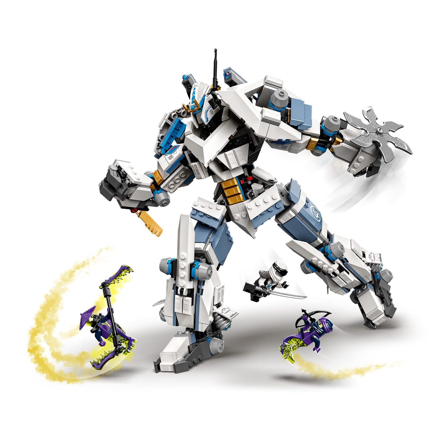 LEGO 71738 NINJAGO Legacy Zane’s Titan Mech Battle Ninja Building Set