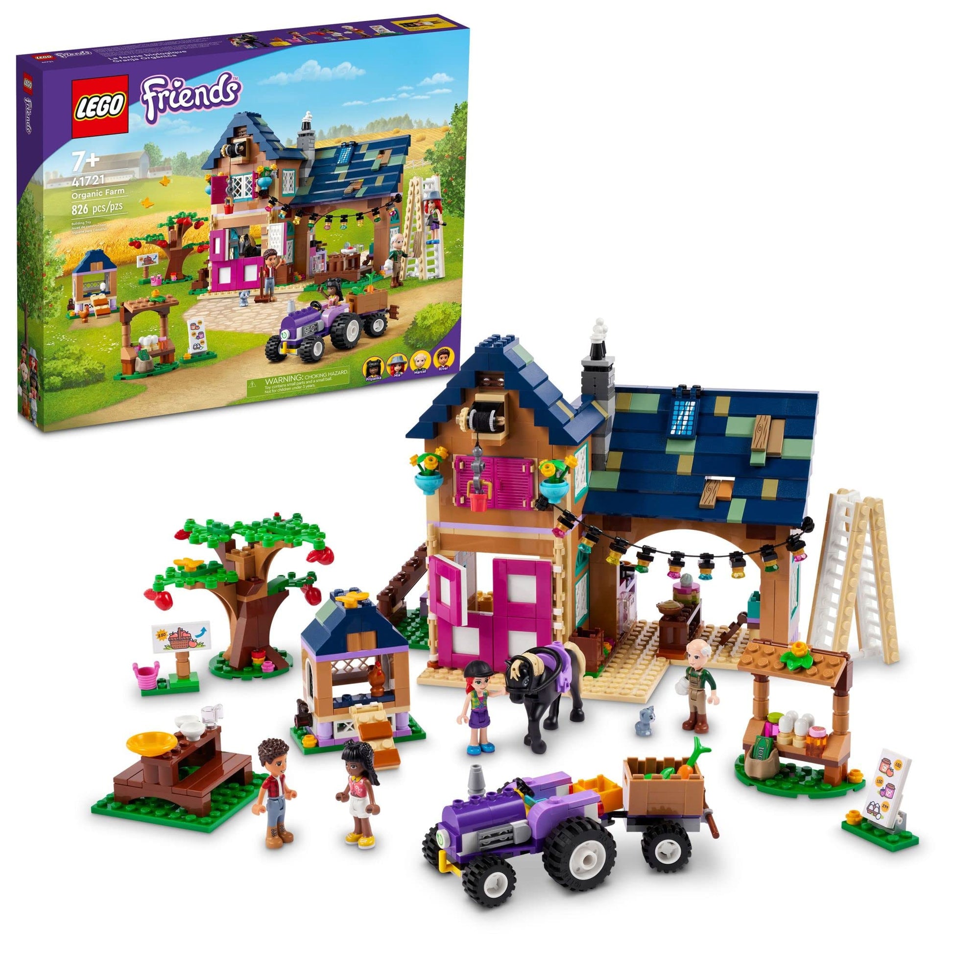 LEGO Friends Organic Farm 41721 Farmyard Amazon