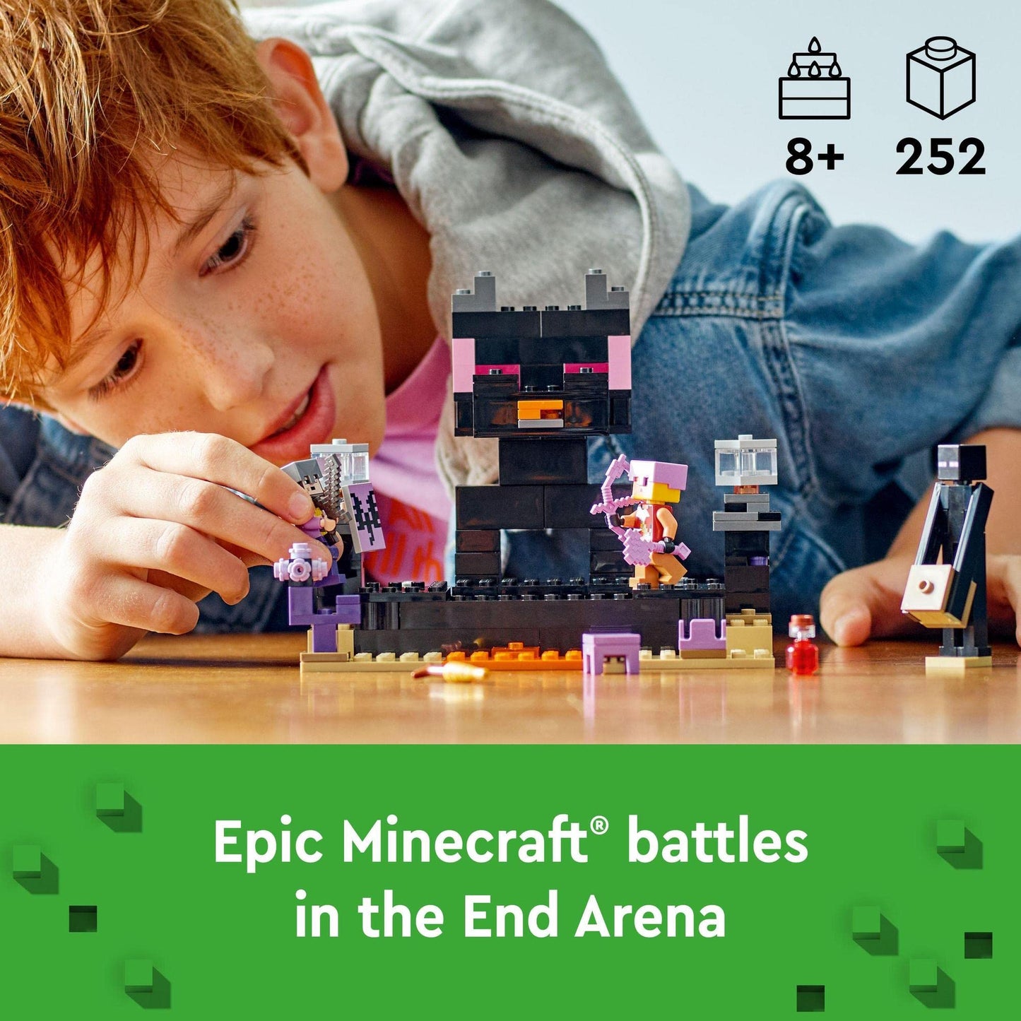 LEGO Minecraft The End Arena 21242 Bnuilding Toy Amazon