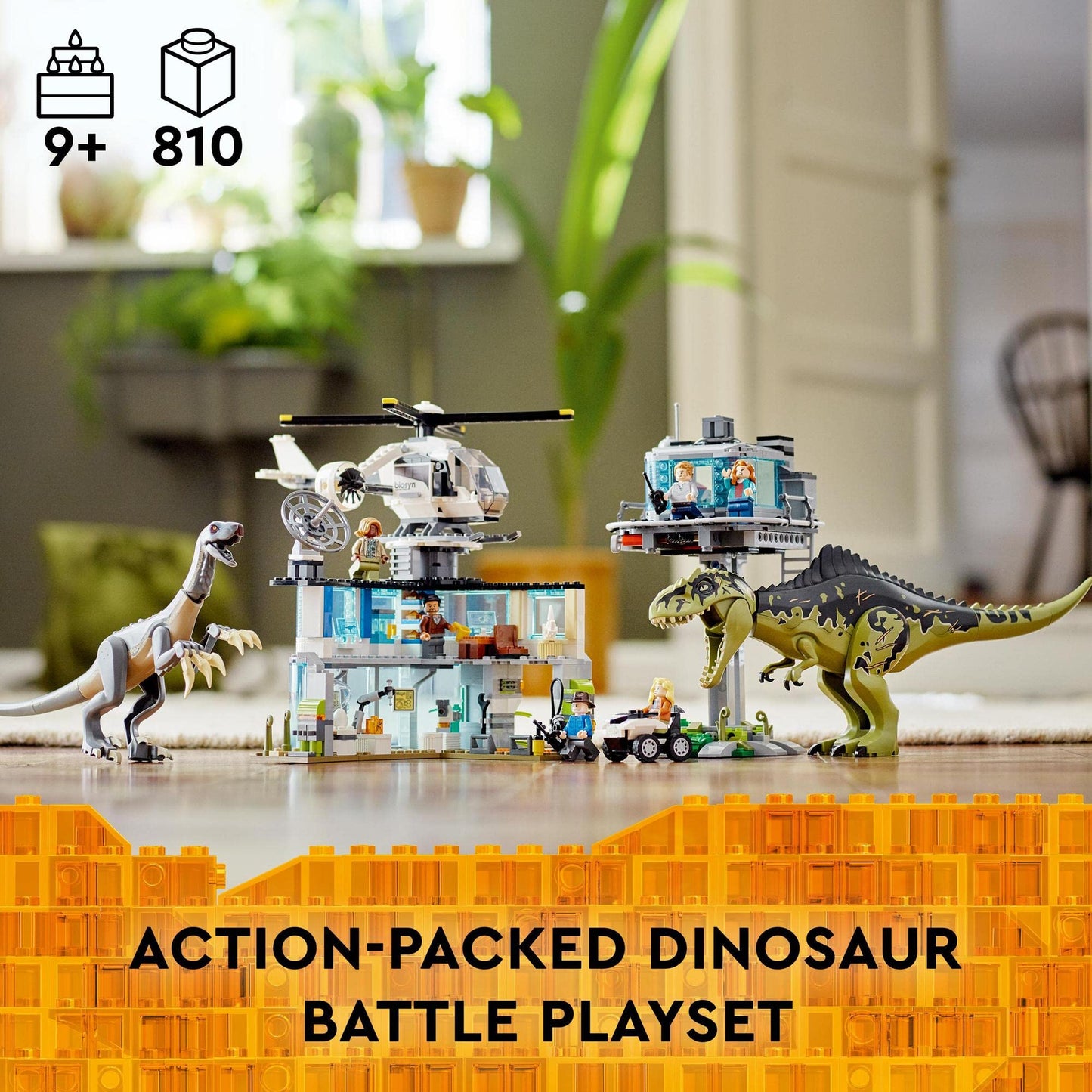 LEGO Jurassic World Giganotosaurus and Therizinosaurus Attack 76949