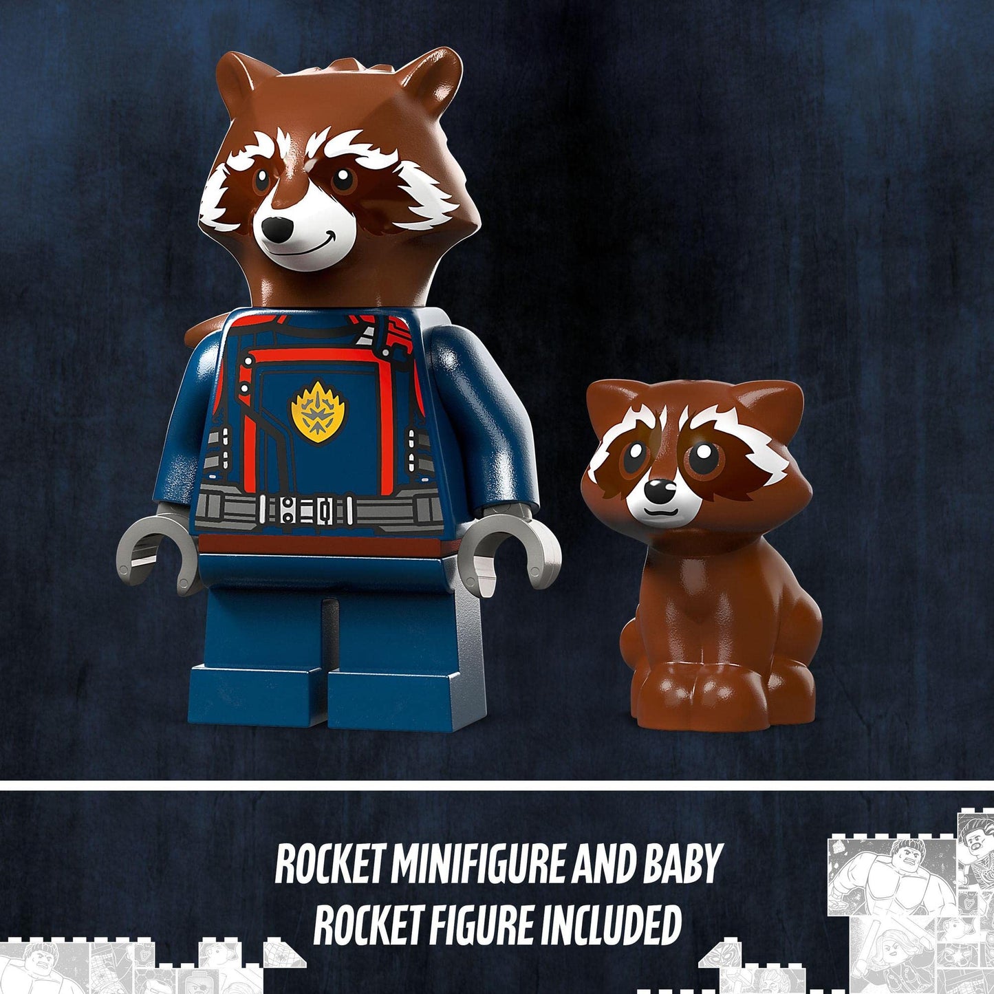 LEGO® Super Heroes Baby Rocket’s Ship 76254 Building Toy Set